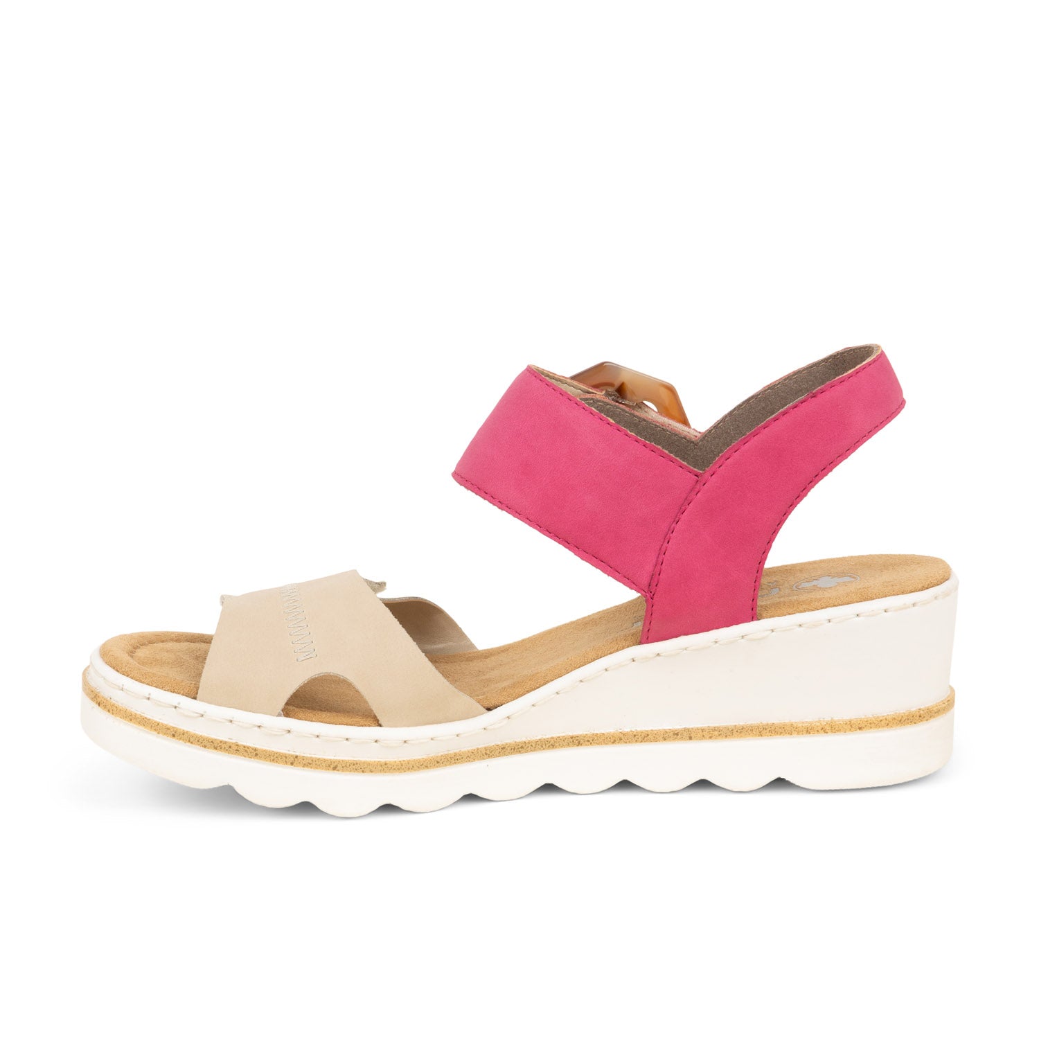 Sandales Femme RIEKER 67476 - RIBA Beige