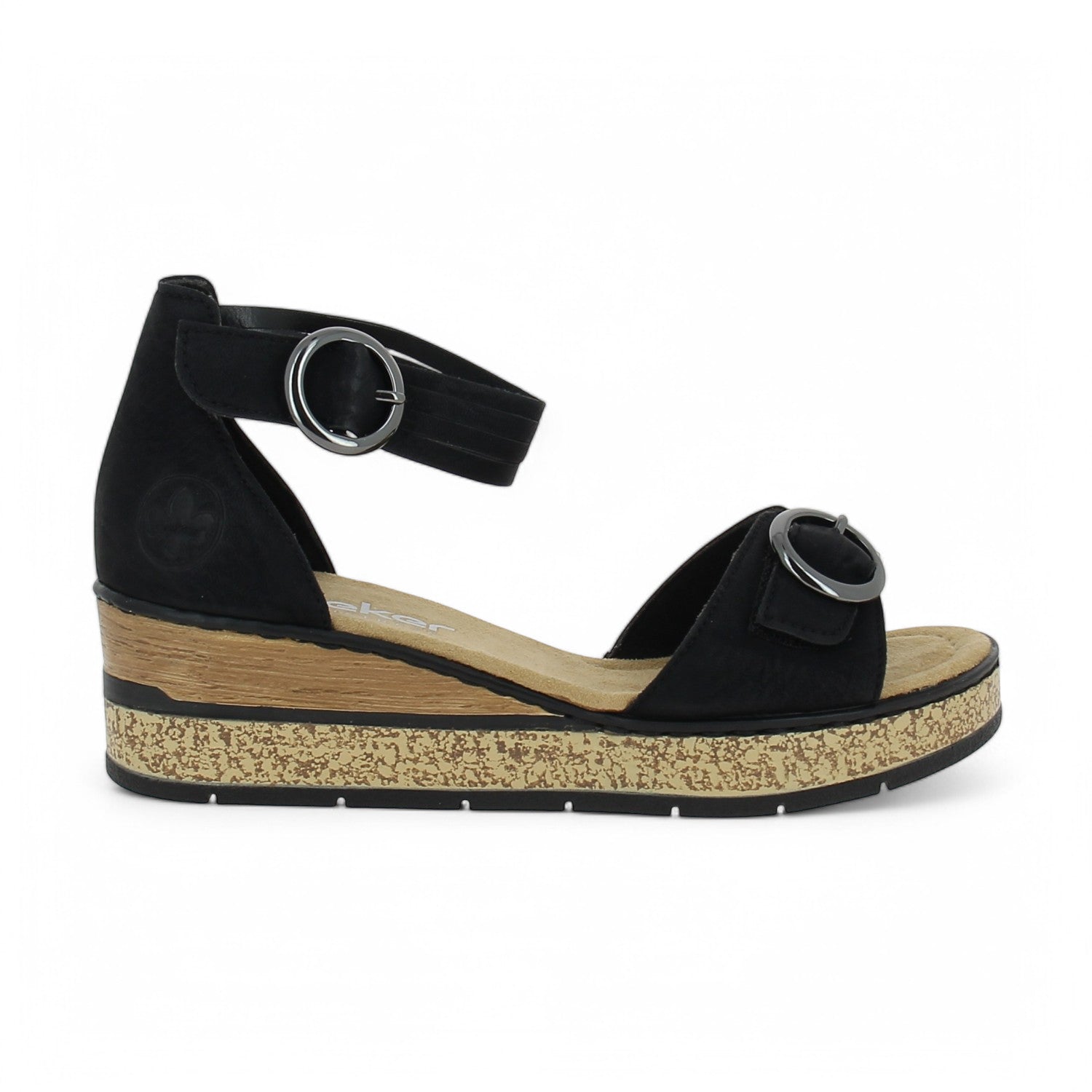 Sandales Femme RIEKER RILO Noir