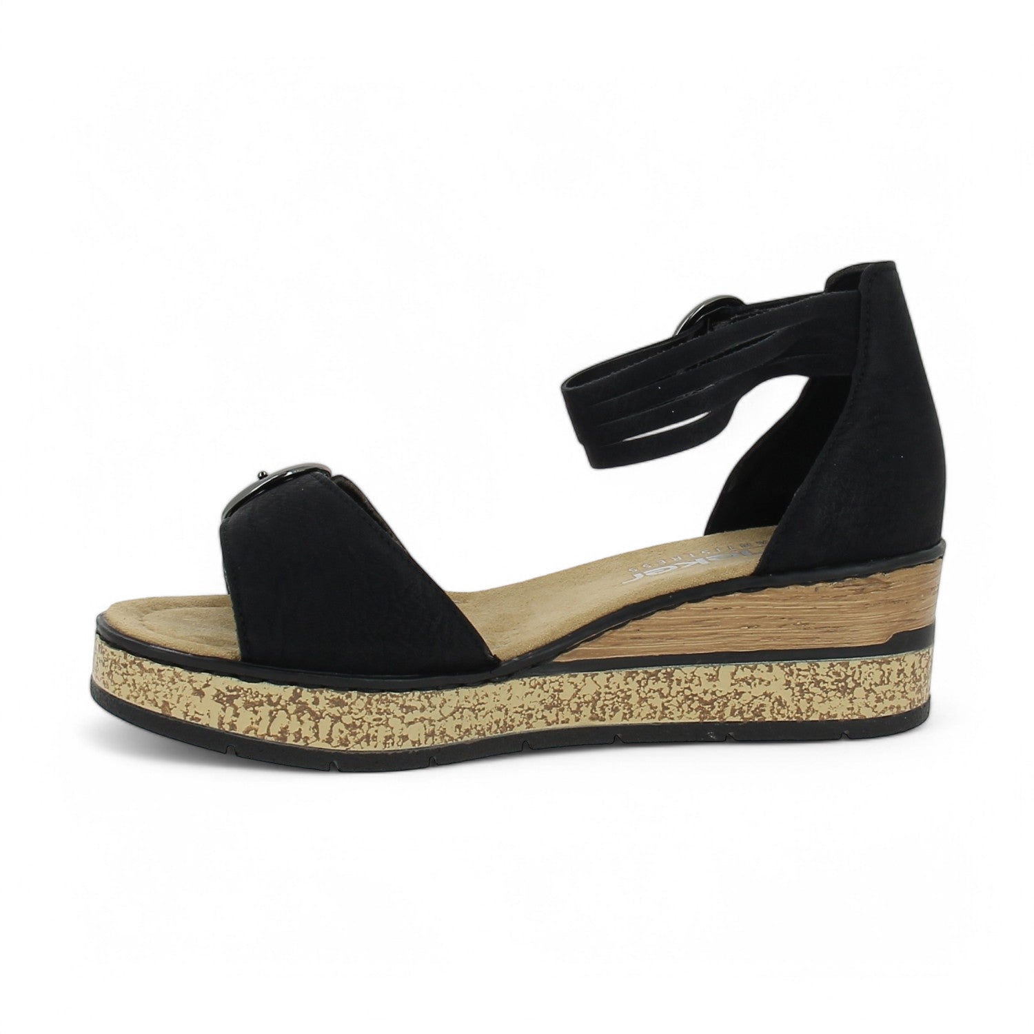 Sandales Femme RIEKER RILO Noir