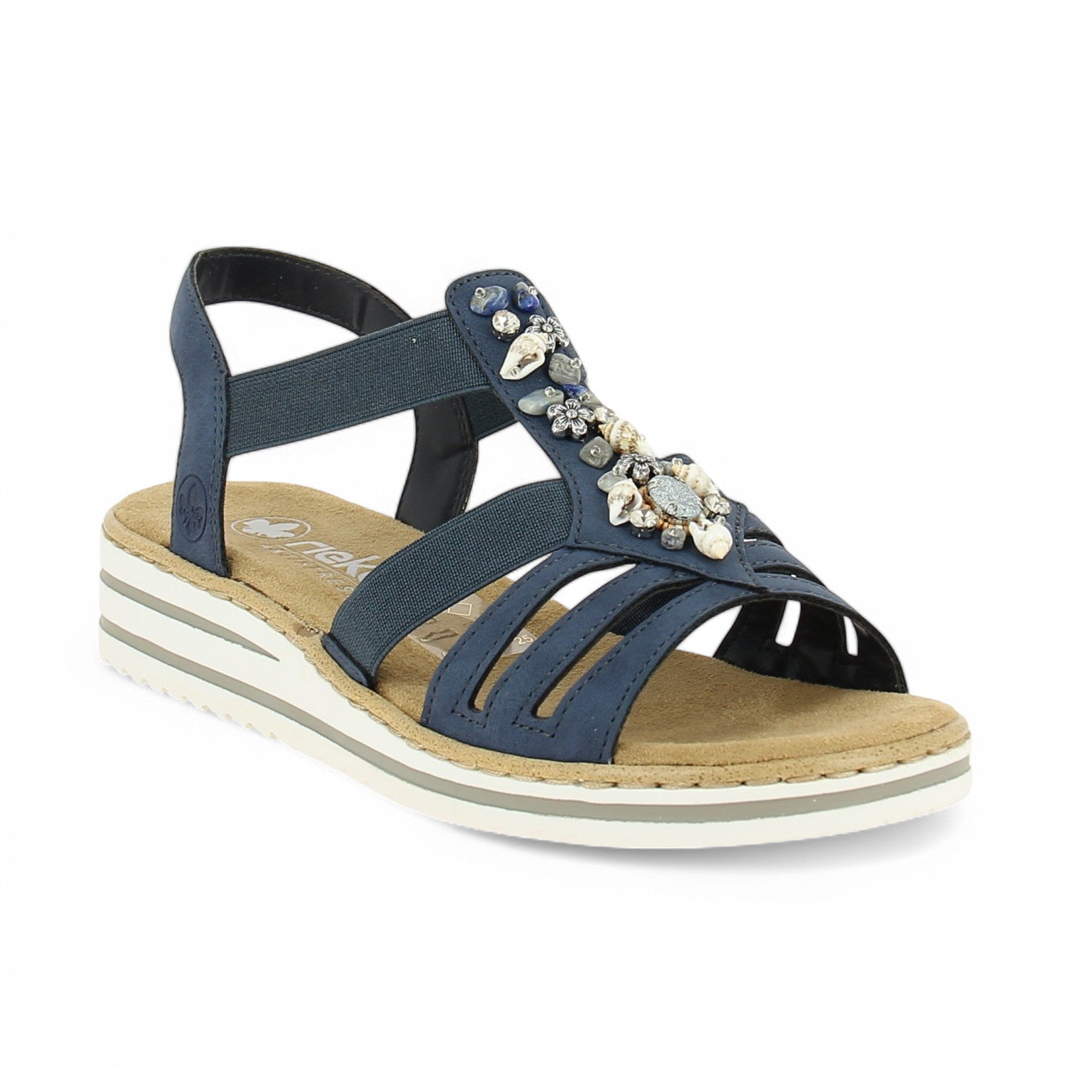 Sandales Femme RIEKER RIC Bleu