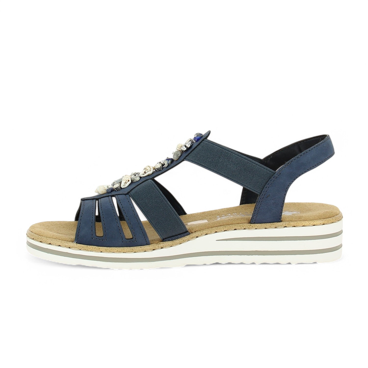 Sandales Femme RIEKER RIC Bleu