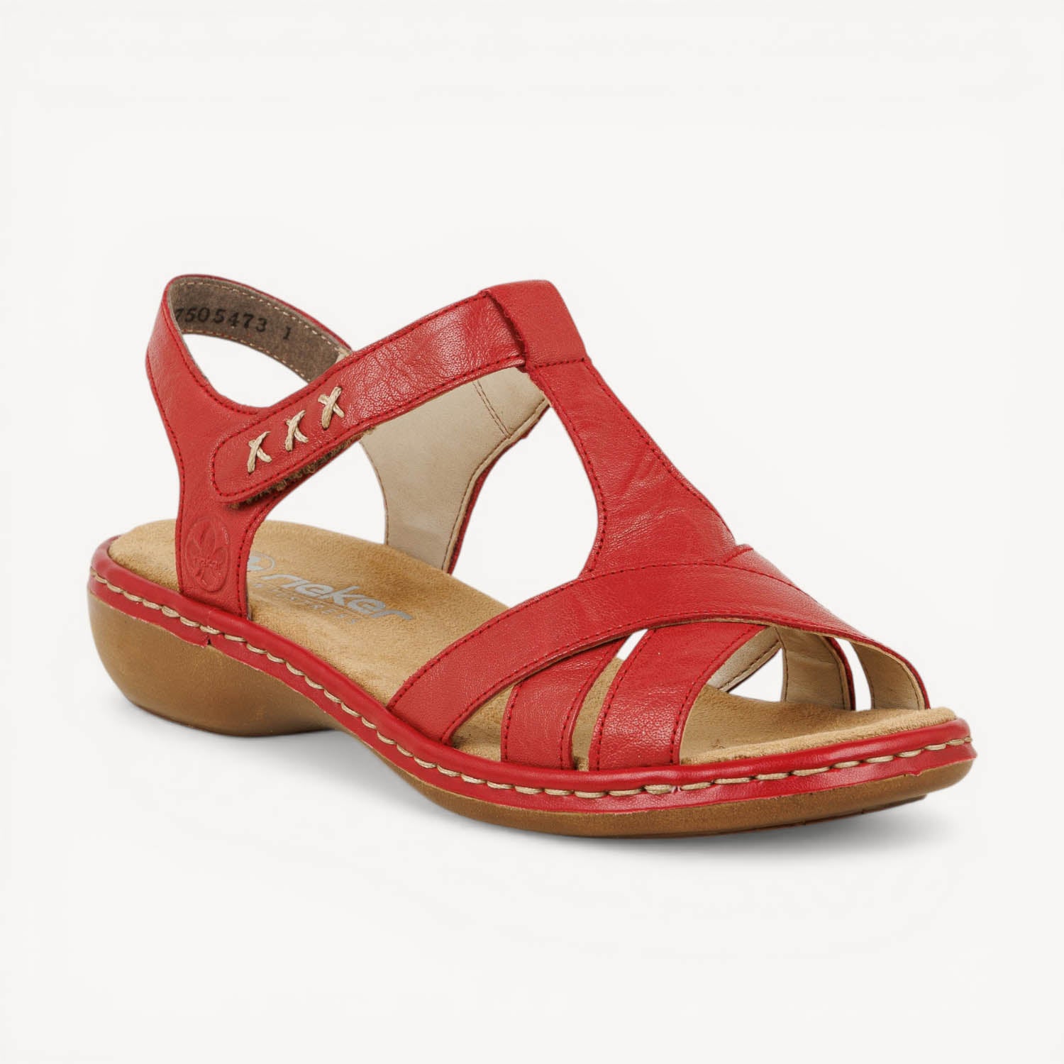 Sandales Femme RIEKER 65919 - RILU Rouge
