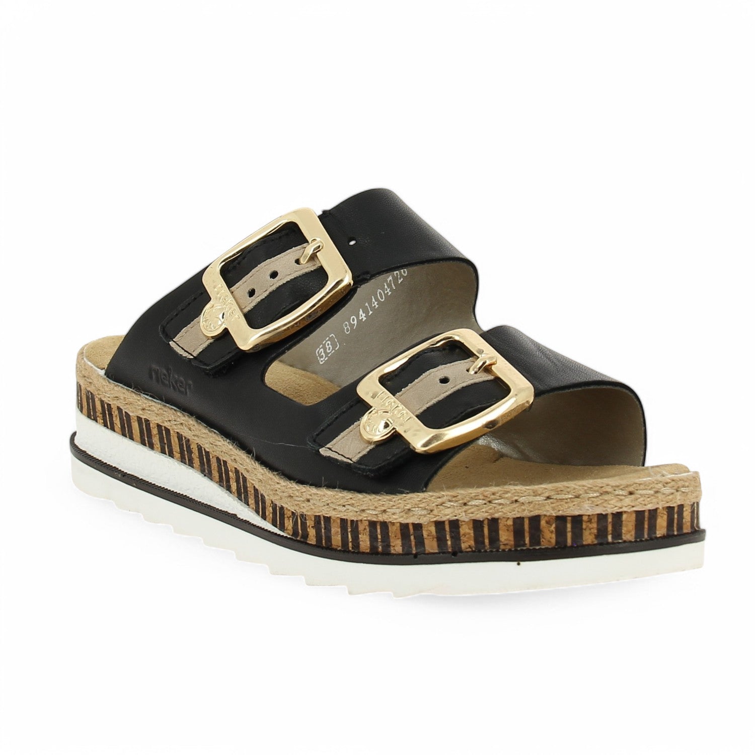 Mules Femme RIEKER RITA Noir