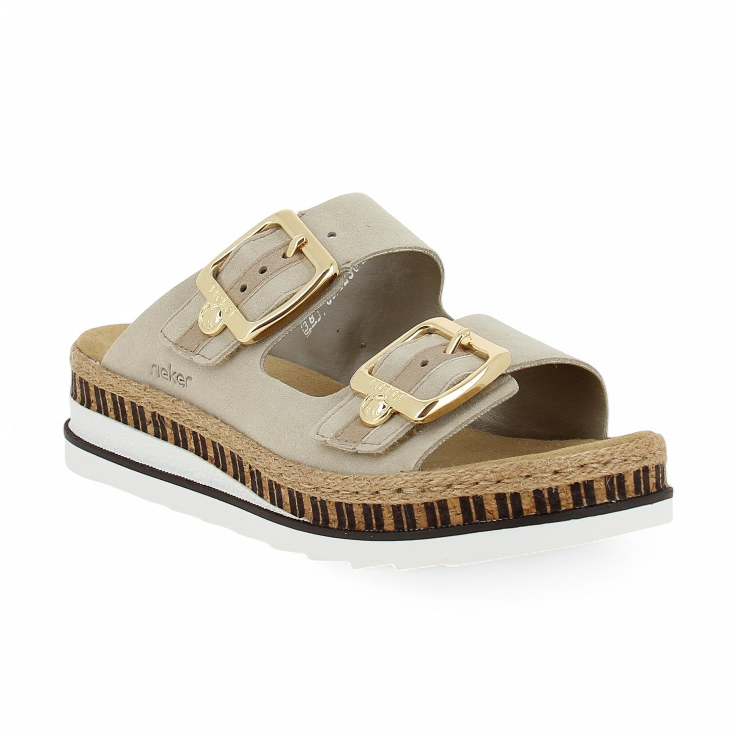 Mules Femme RIEKER RITA Beige