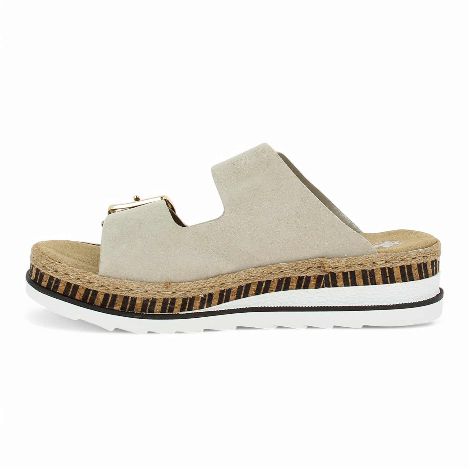 Mules Femme RIEKER RITA Beige