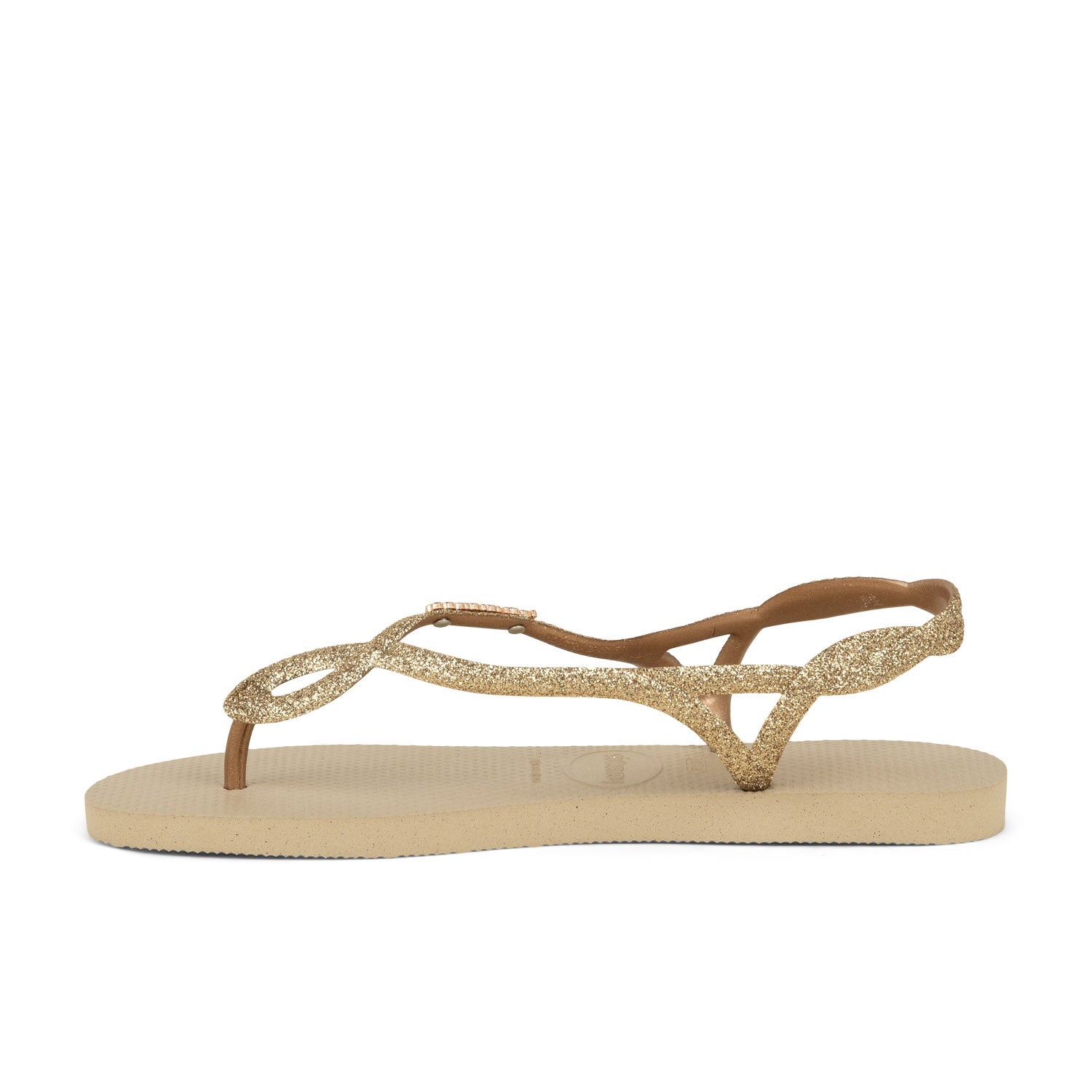 Tongs et crocs Femme HAVAIANAS LUNA PREMIUME 2 Or/Bronze