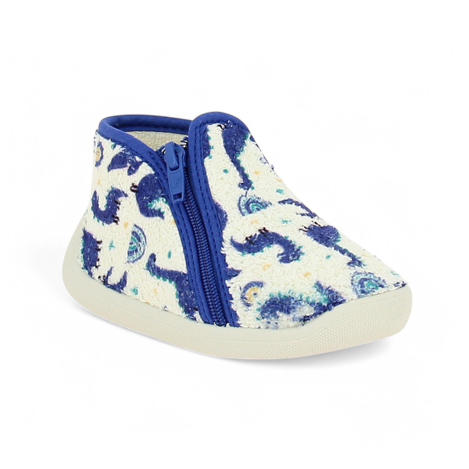Chaussons Enfant BOSSI GRAFF DINO Bleu
