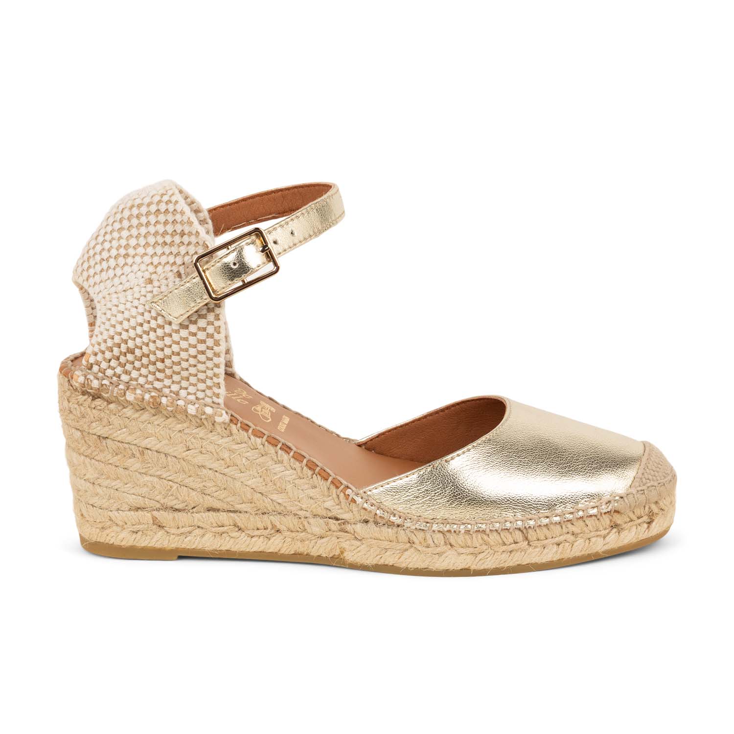 Espadrilles Femme LA MAISON DE L'ESPADRILLE CAPRA Or/Bronze