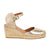 Espadrilles Femme LA MAISON DE L'ESPADRILLE CAPRA Or/Bronze