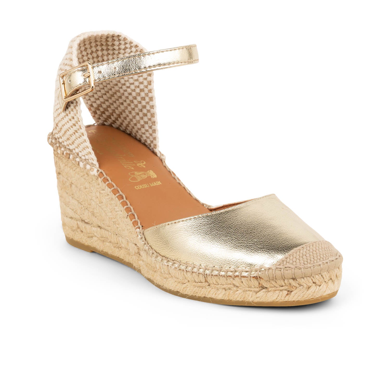 Espadrilles Femme LA MAISON DE L'ESPADRILLE CAPRA Or/Bronze