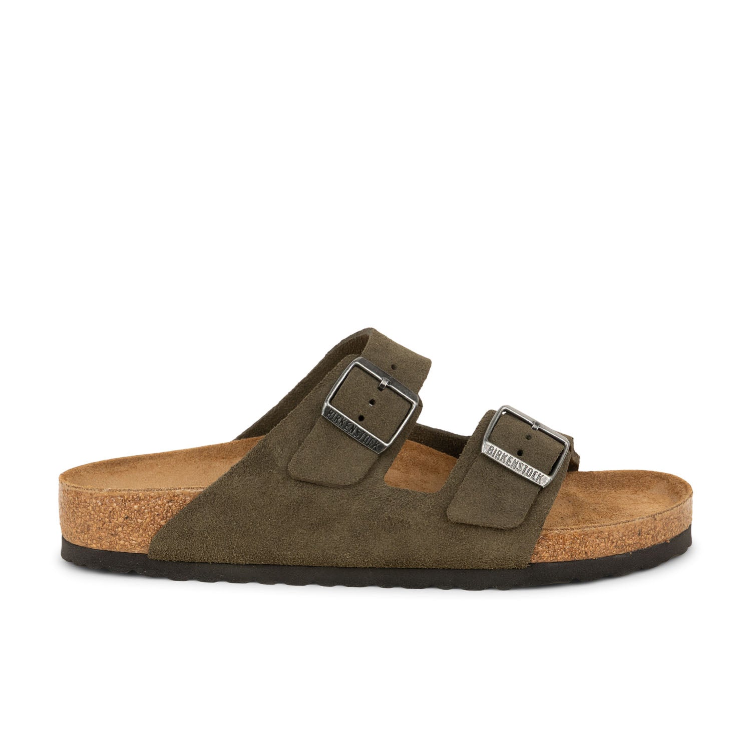 Sandales Homme BIRKENSTOCK ARIZONA SUEDE Vert