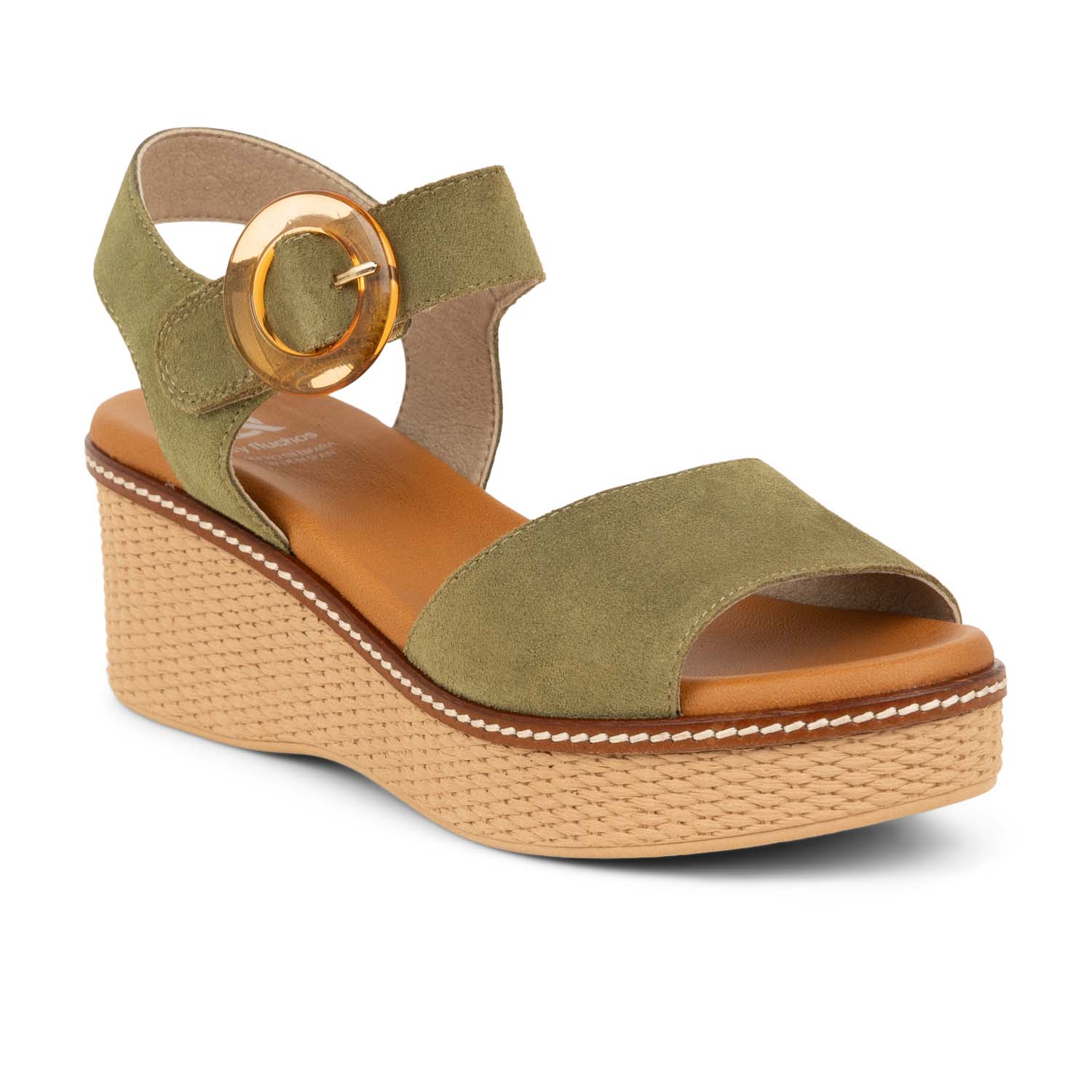 Sandales Femme DORKING DOMU Kaki