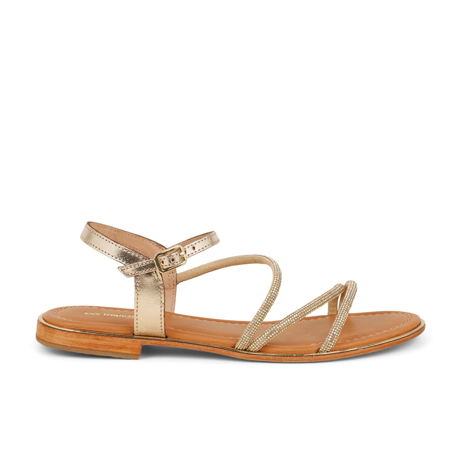 Sandales Femme LES TROPEZIENNES HOCTAVY Or/Bronze