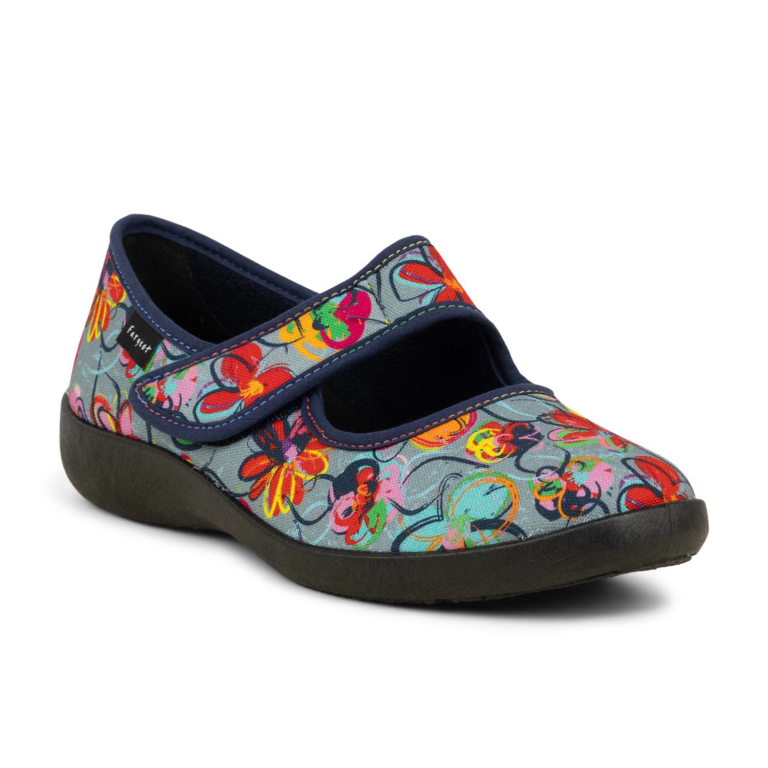 Chaussons Femme FARGEOT TENOR Bleu