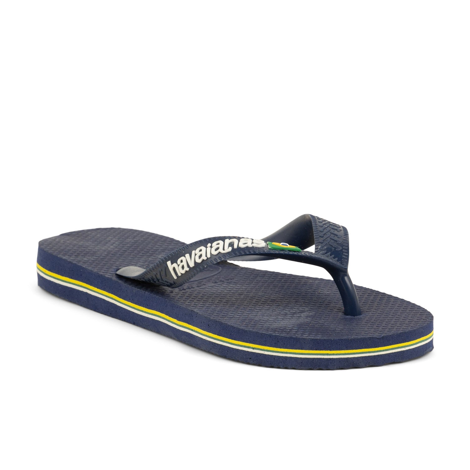 Tongs et Crocs Enfant HAVAIANAS BRASIL LOGO E Bleu