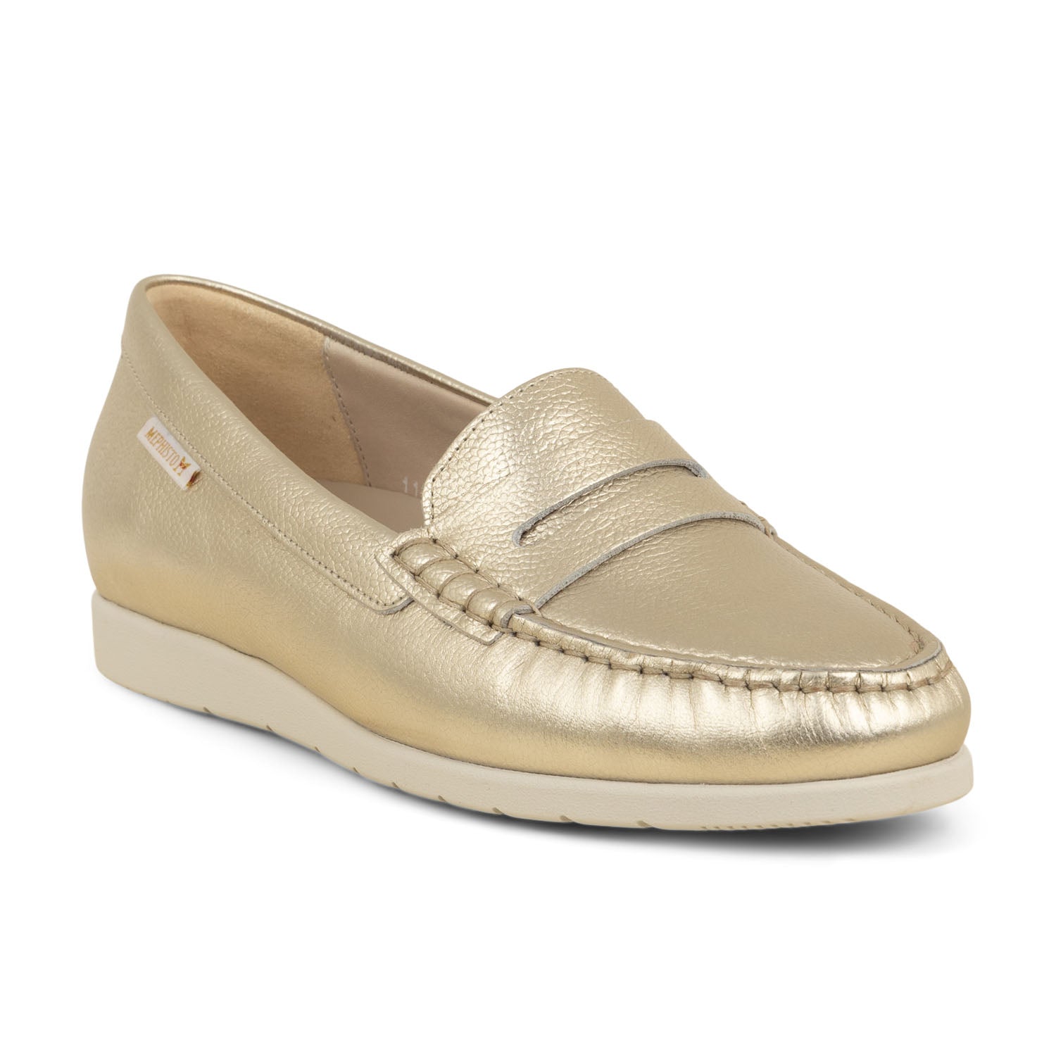 Mocassins Femme MEPHISTO VOLGA CEYLAN Or/Bronze