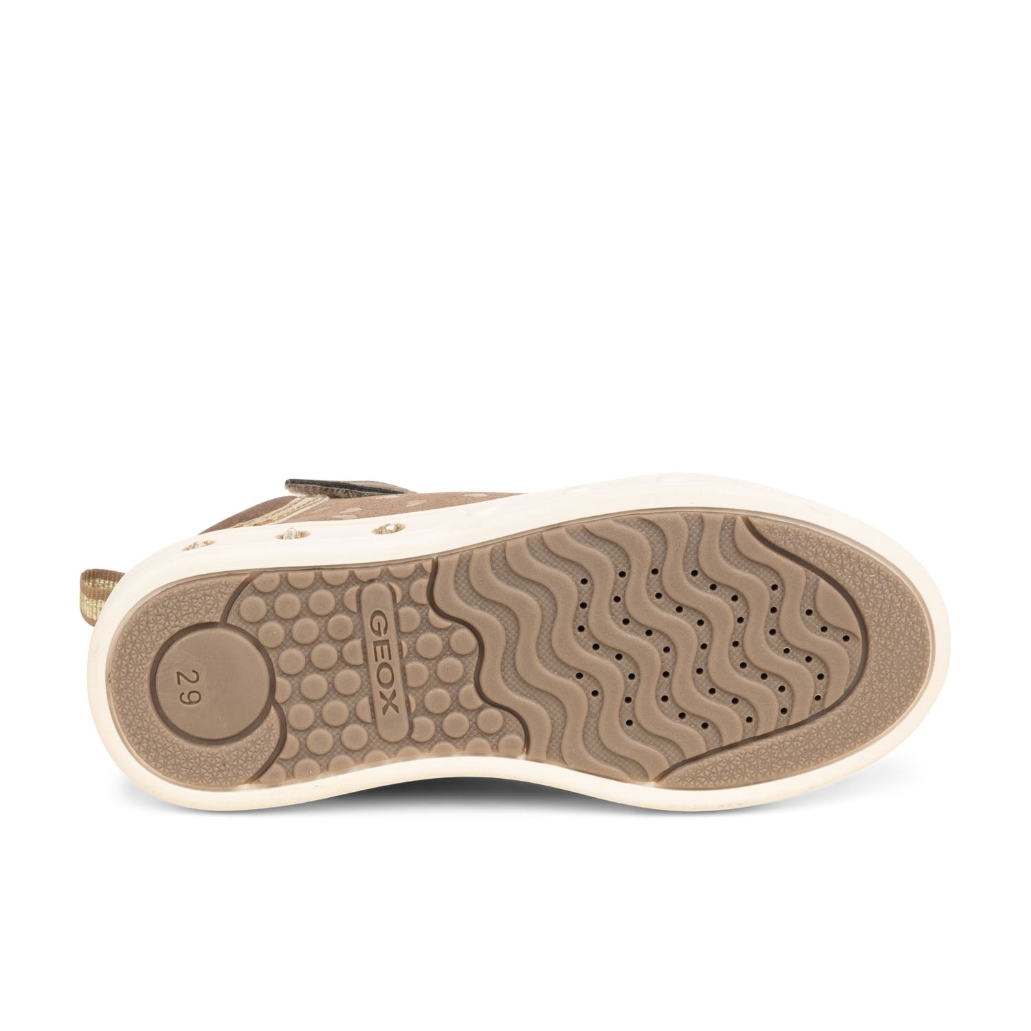 Baskets Enfant GEOX J SKYLINE Or/Bronze