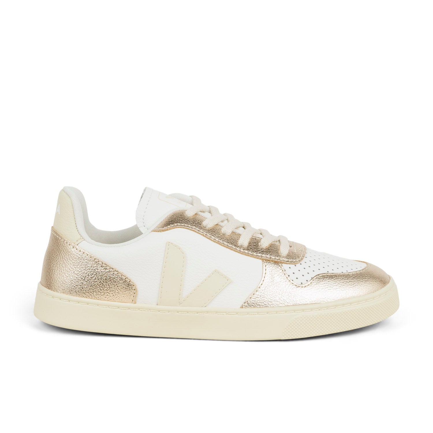 Sneakers Enfant VEJA SMALL V10 LACET Blanc