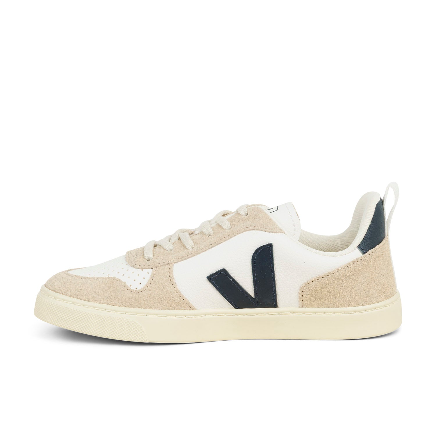 Sneakers Enfant VEJA SMALL V10 LACET Blanc