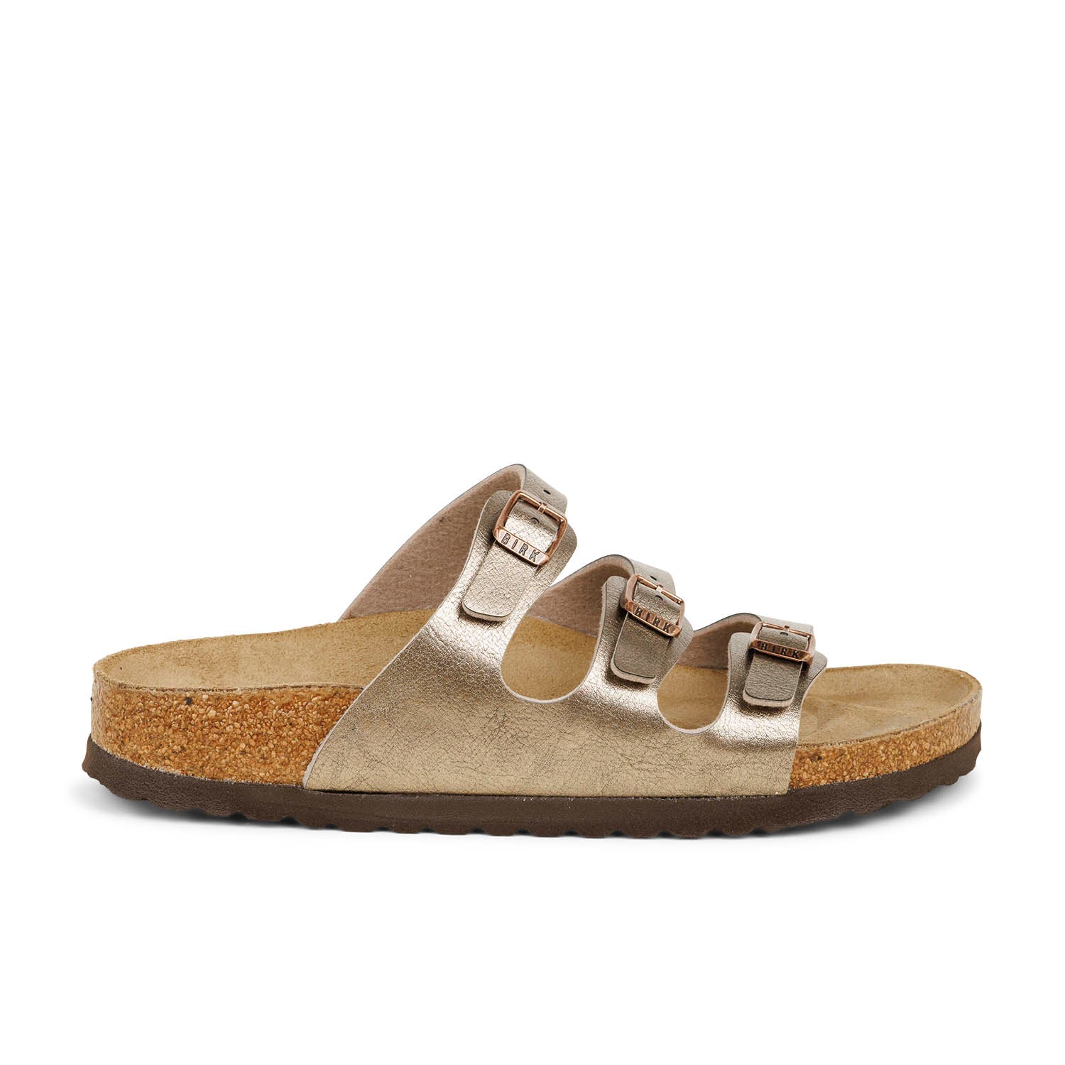 Mules Femme BIRKENSTOCK FLORIDA BF Or/Bronze