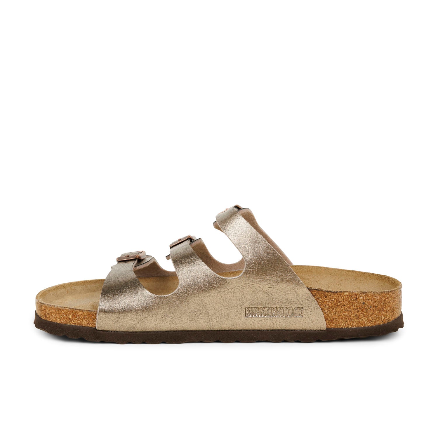 Mules Femme BIRKENSTOCK FLORIDA BF Or/Bronze