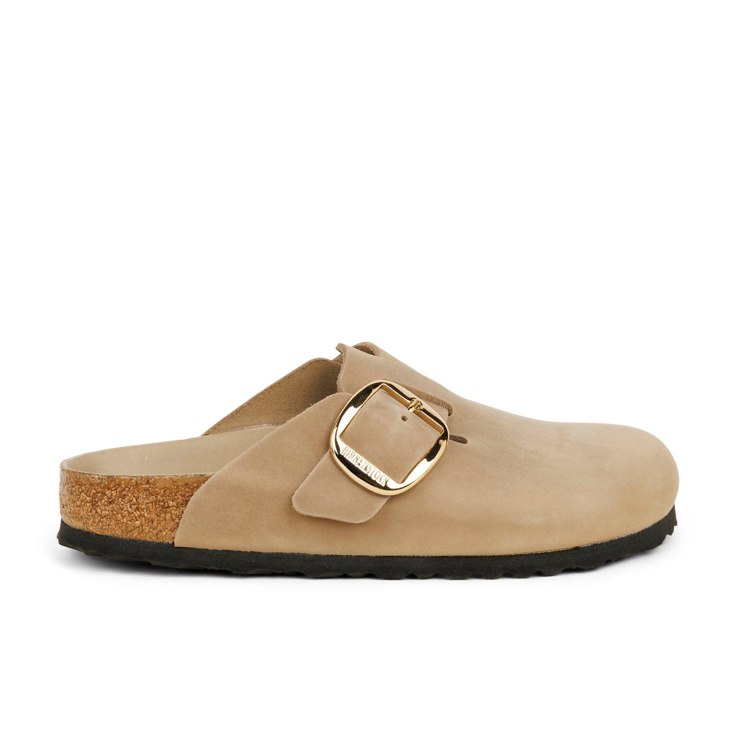 Mules Femme BIRKENSTOCK BOSTON BIG BUCKLE Beige