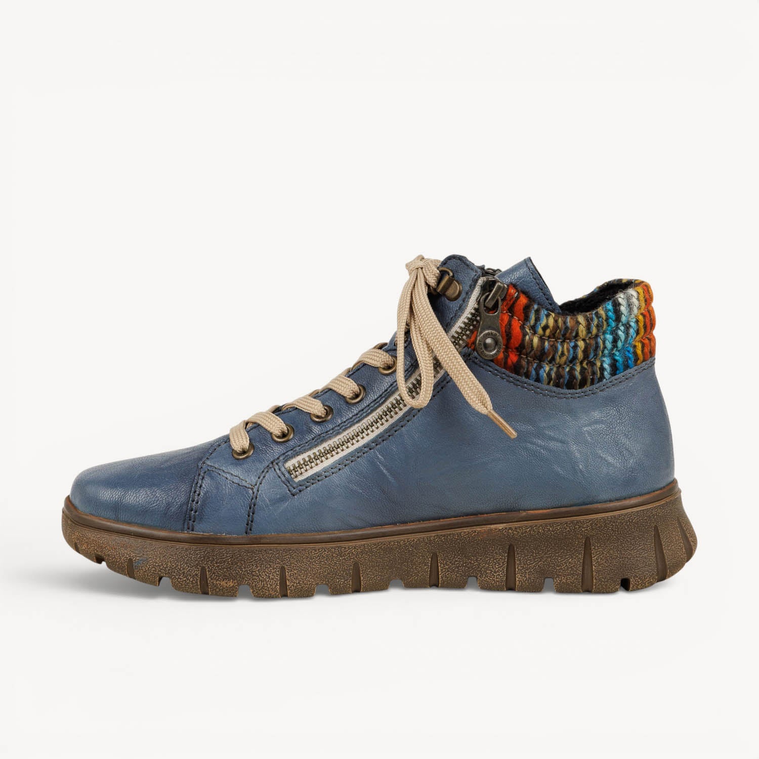 Boots et bottines Femme RIEKER N1305 - RIKOU Bleu