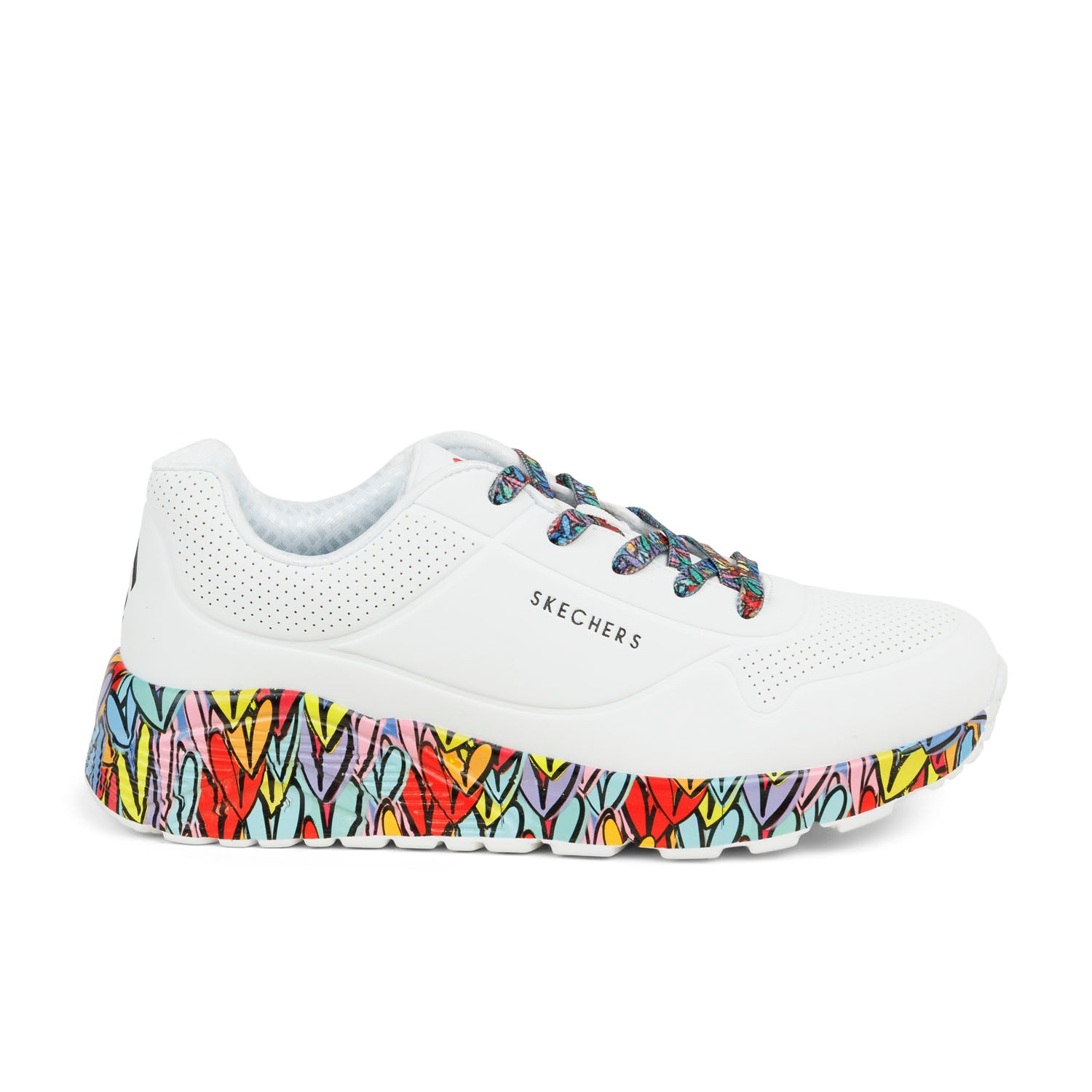 Baskets Femme SKECHERS UNO LITE Blanc
