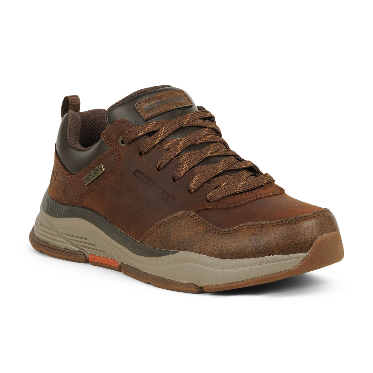 Baskets Homme SKECHERS BENAGO Marron