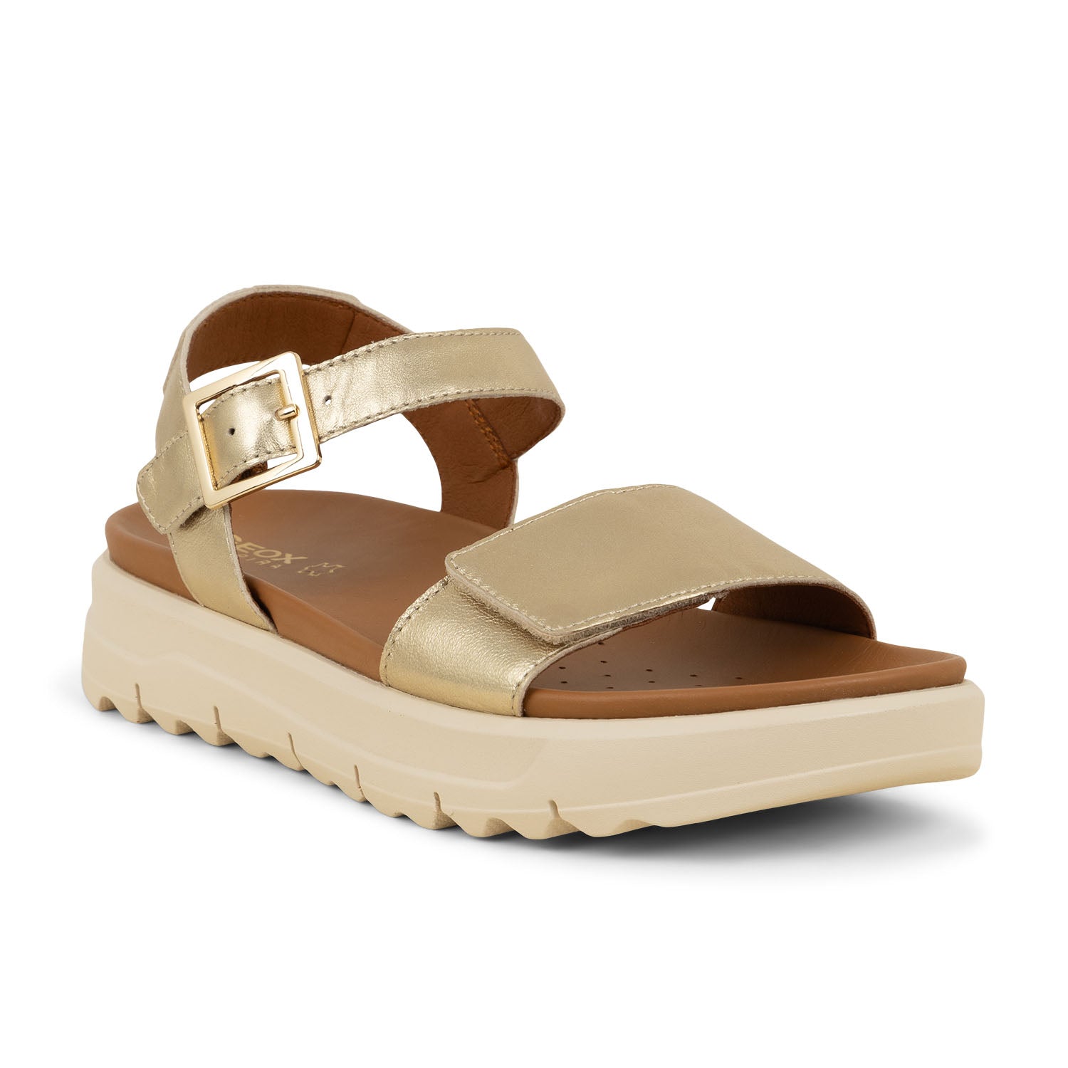 Sandales Femme GEOX D XAND 2.1S Or/Bronze