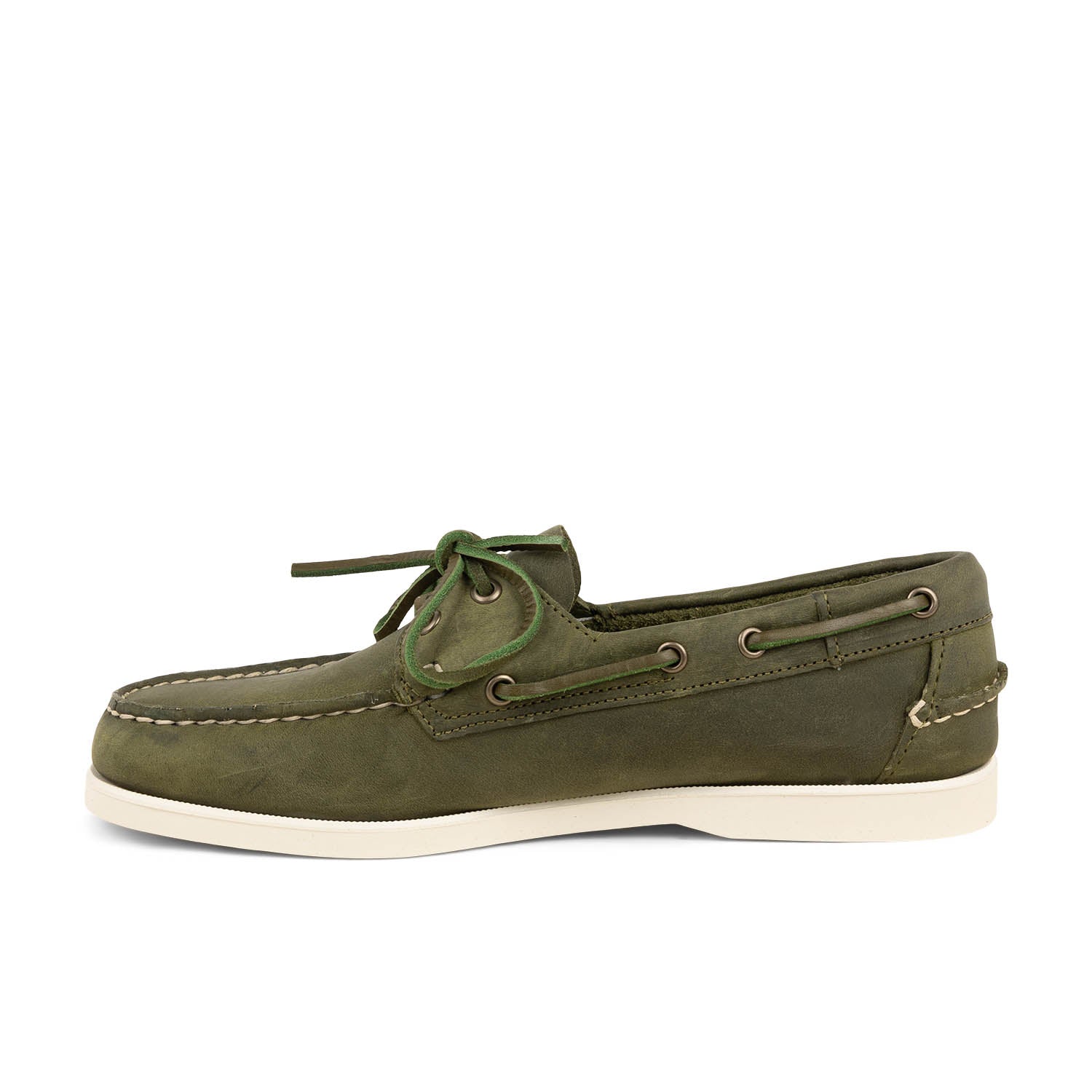 Chaussures bateau Homme SEBAGO DOCKSIDES PORTLAND CRAZY Kaki