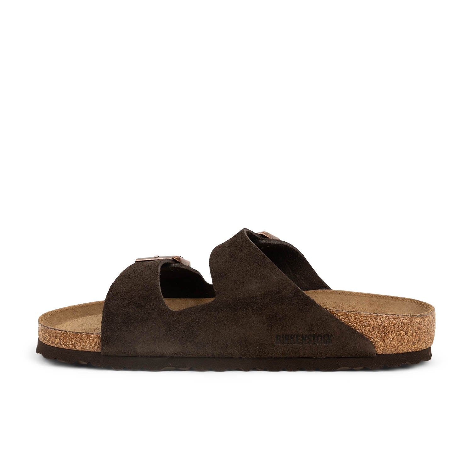 Sandales Homme BIRKENSTOCK ARIZONA SOFT VEL Marron