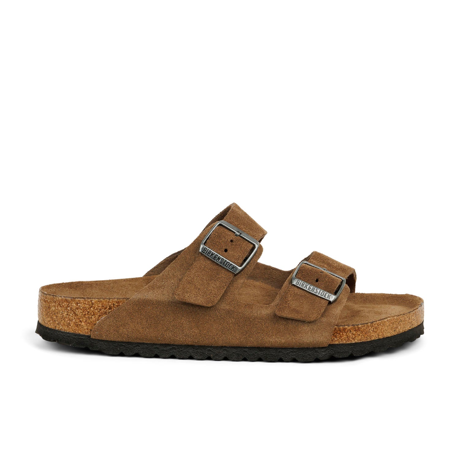 Sandales Homme BIRKENSTOCK ARIZONA SOFT VEL Marron