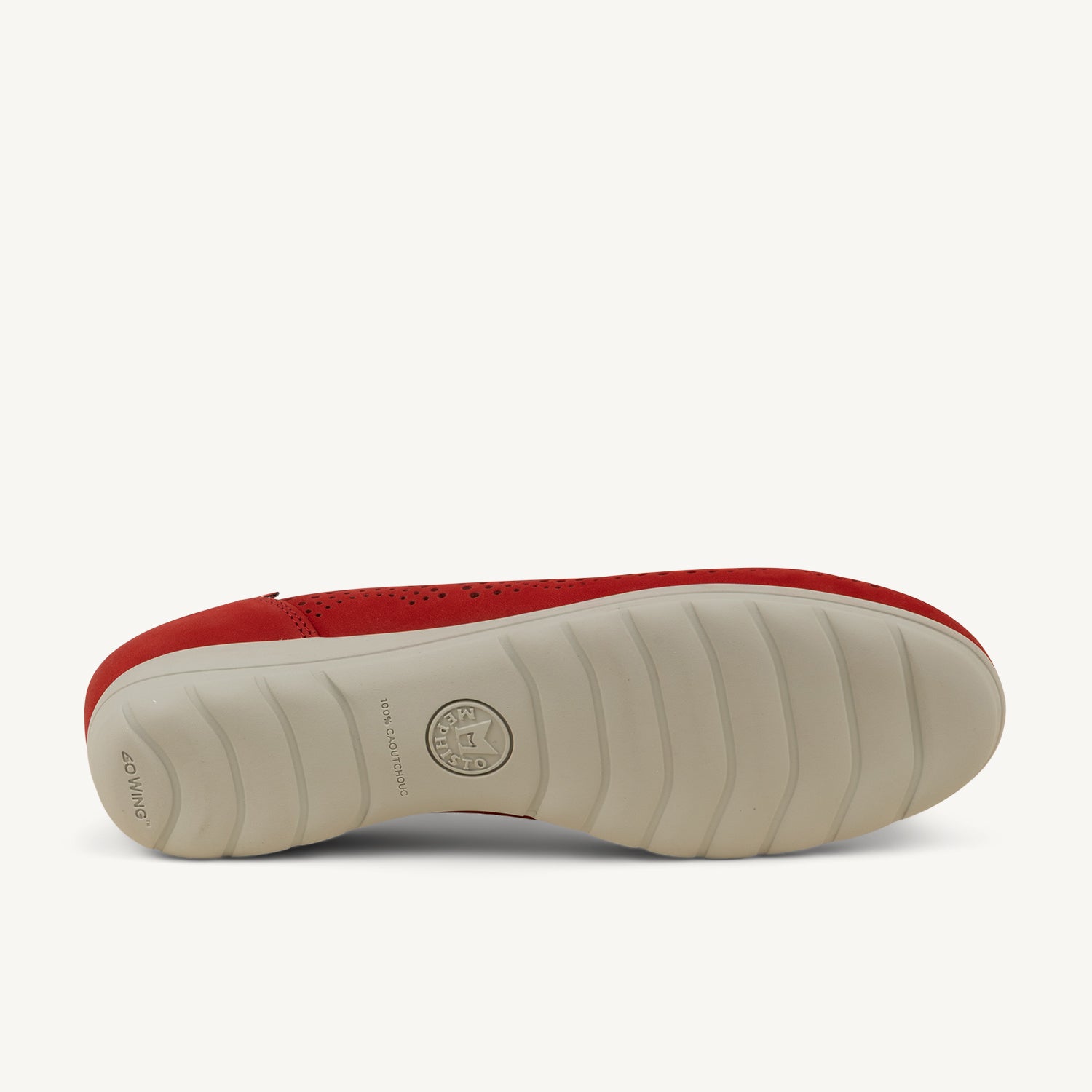 Ballerines et babies Femme MEPHISTO ELSIE PERF Rouge