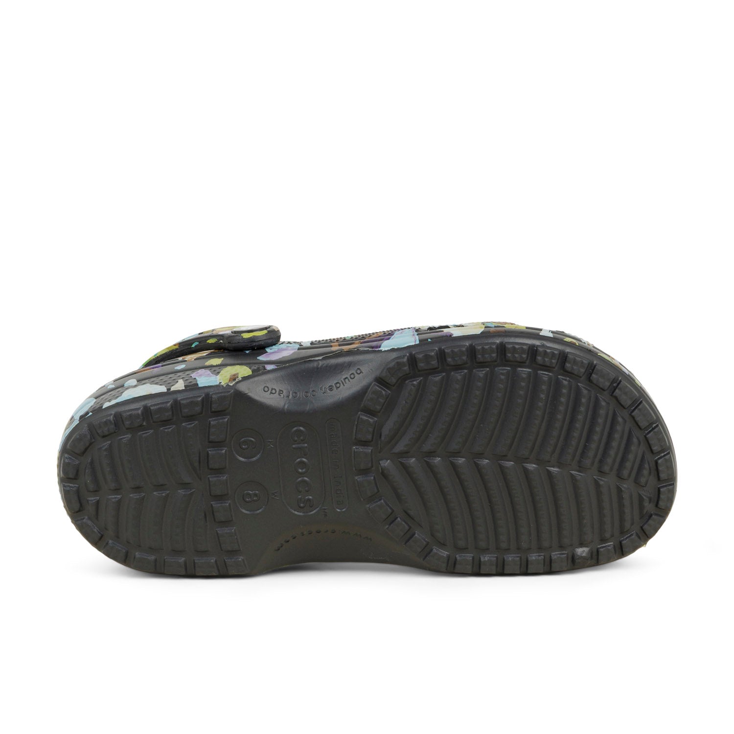 Tongs et crocs Femme CROCS CLASSIC PAINTED FLORAL CLOG Multicolore