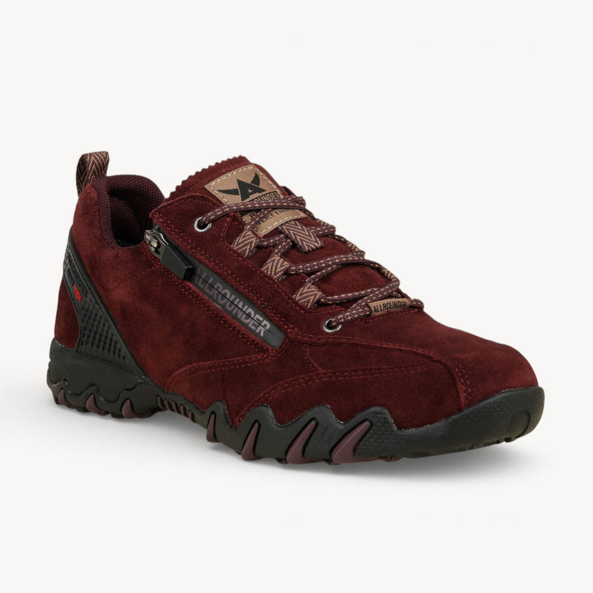 Baskets Femme ALLROUNDER BY MEPHISTO NIZAR TEX Bordeaux