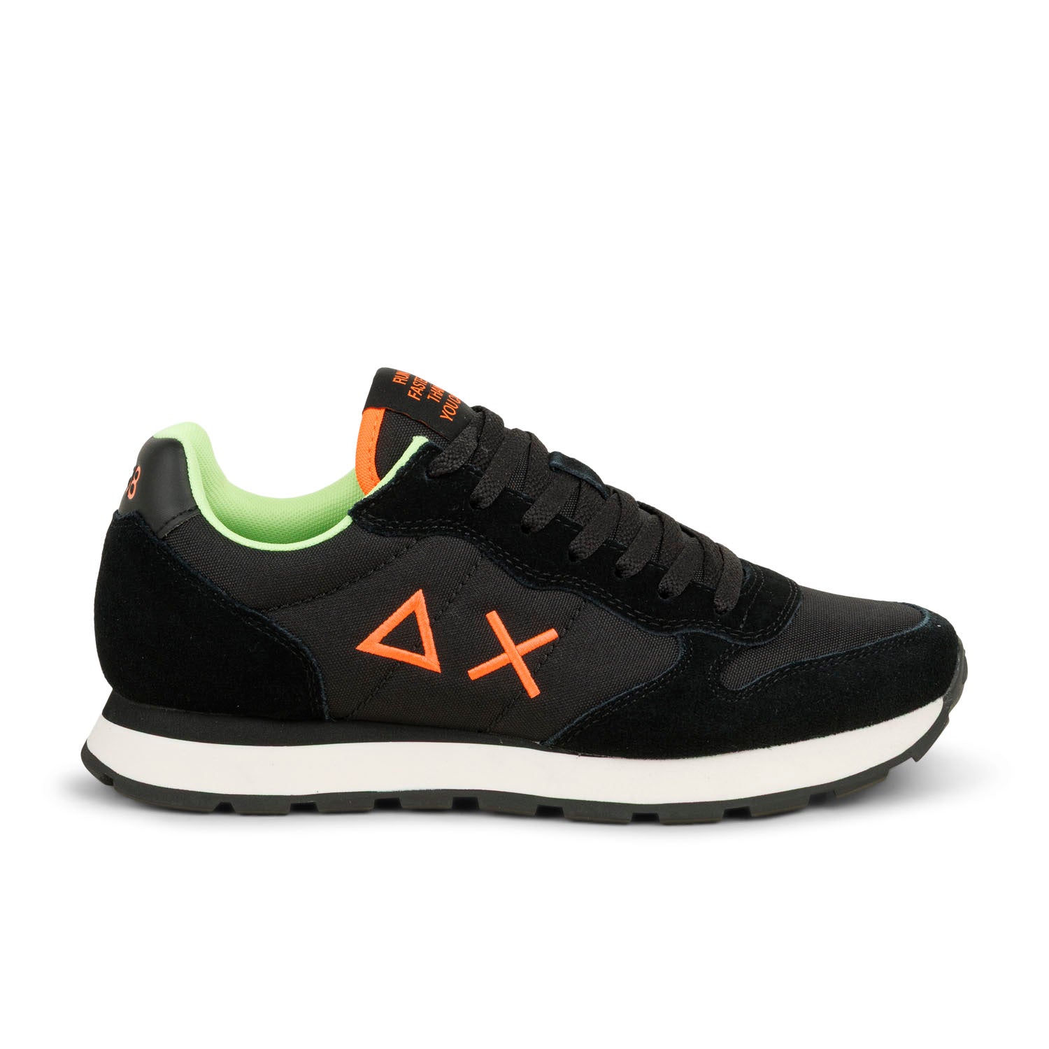 Baskets Homme SUN 68 TOM FLUO Noir