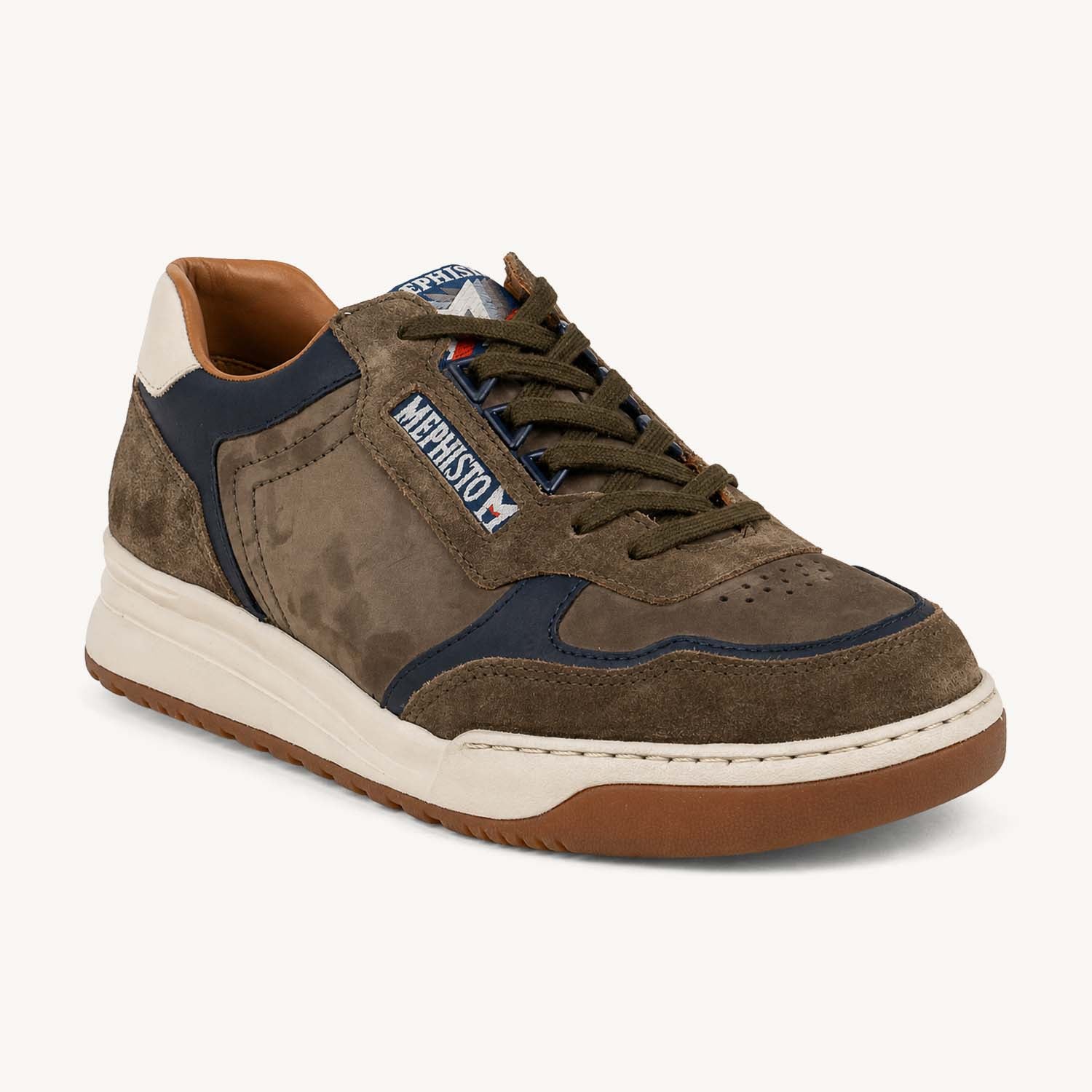 Baskets Homme MEPHISTO NORWIN Kaki