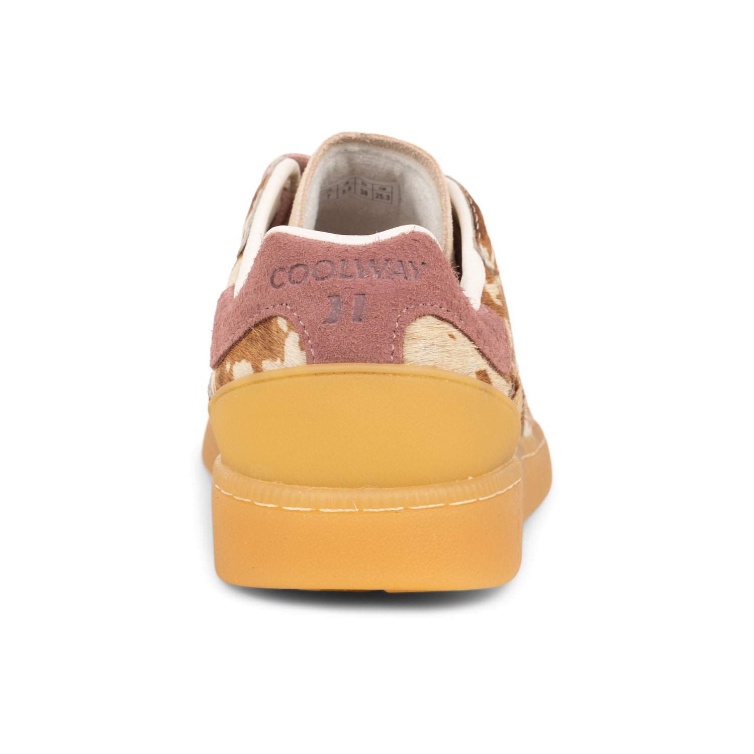 Sneakers Femme COOLWAY GOAL MOO SPLASH Marron