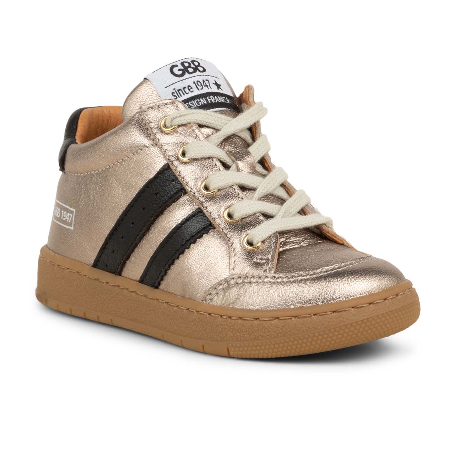 Baskets Enfant GBB ACCUEILLANT Or/Bronze