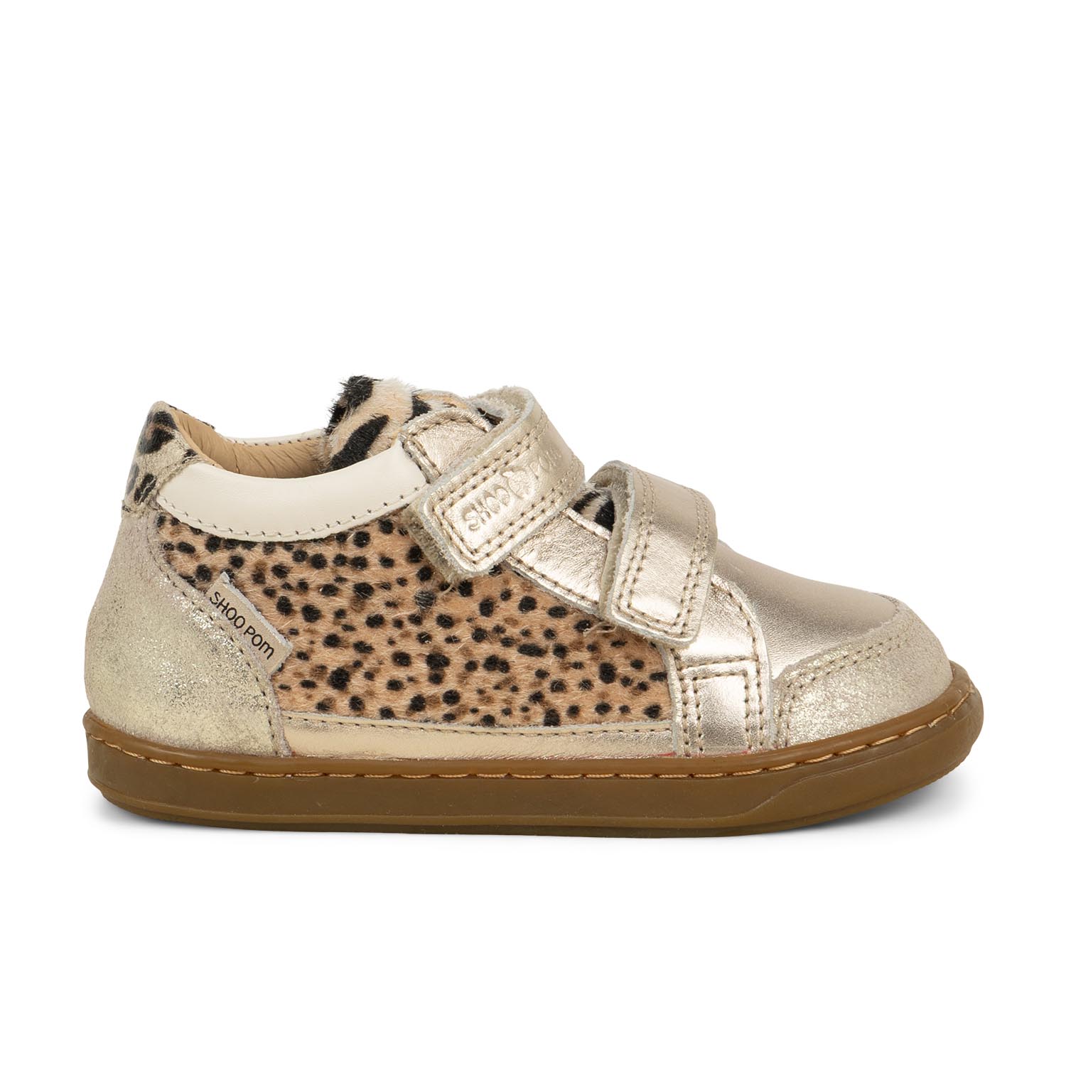Baskets Enfant SHOO POM BOUBA EASY CO Or/Bronze