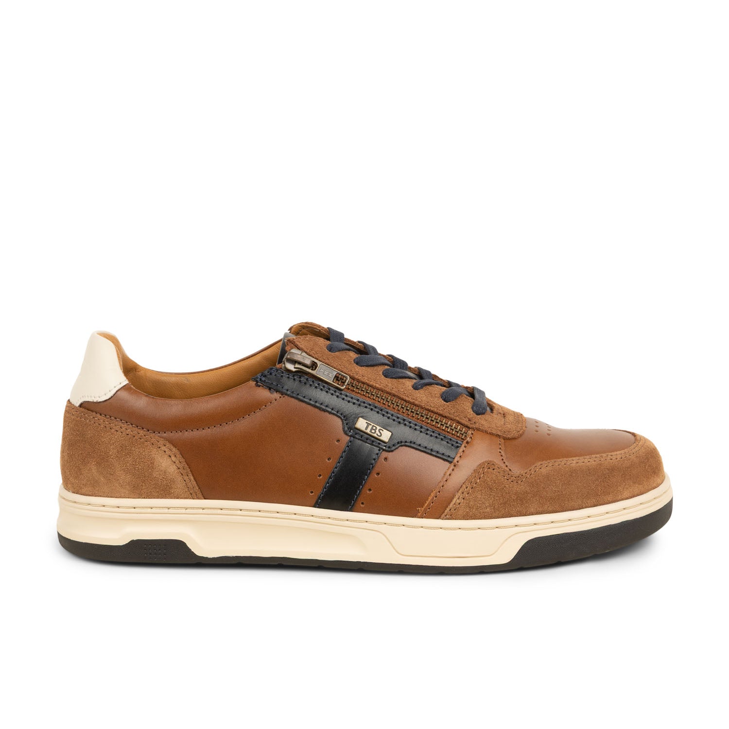 Baskets Homme TBS THEOZIP Marron