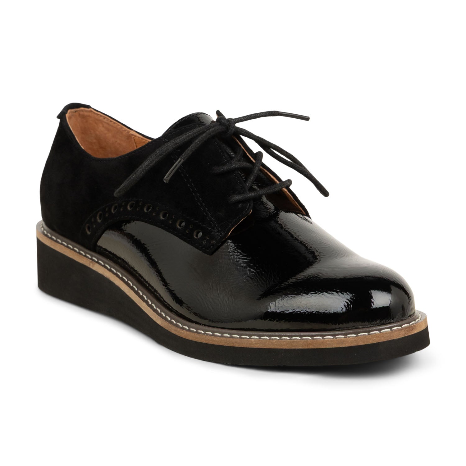Derbies Femme FUGITIVE CHAMOI Noir