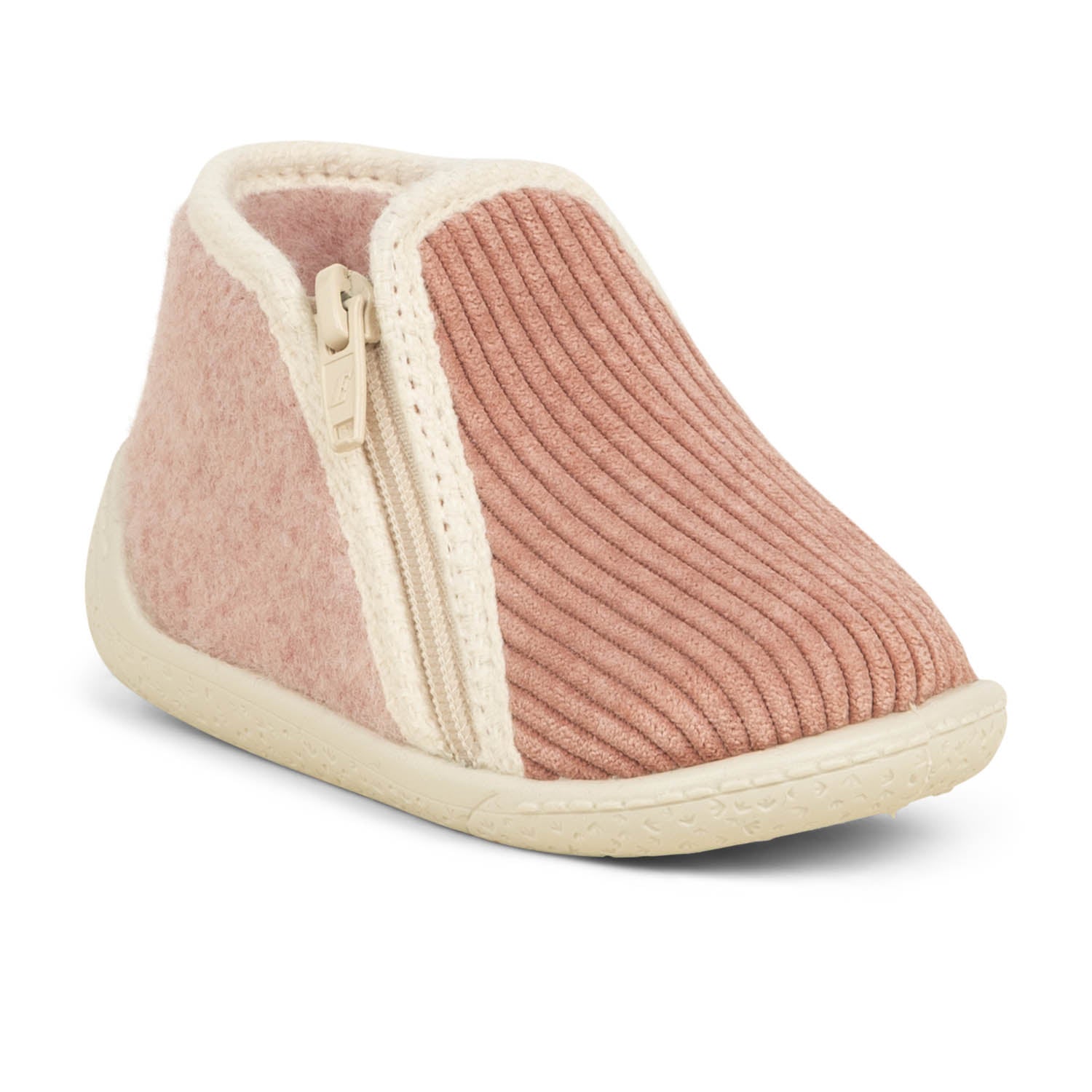 Chaussons Enfant BOSSI VELOURS GIRL Rose