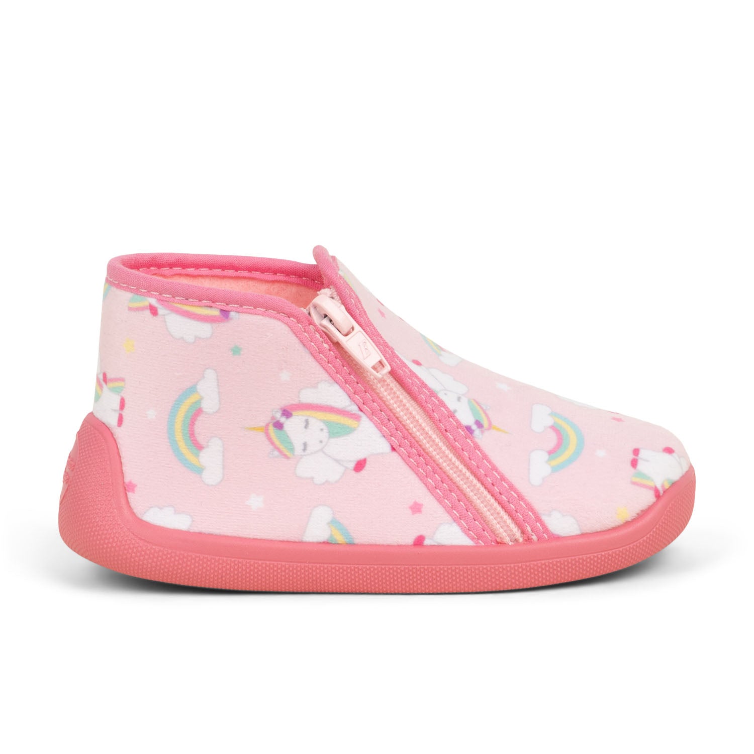 Chaussons Enfant BOSSI LICORNE Rose