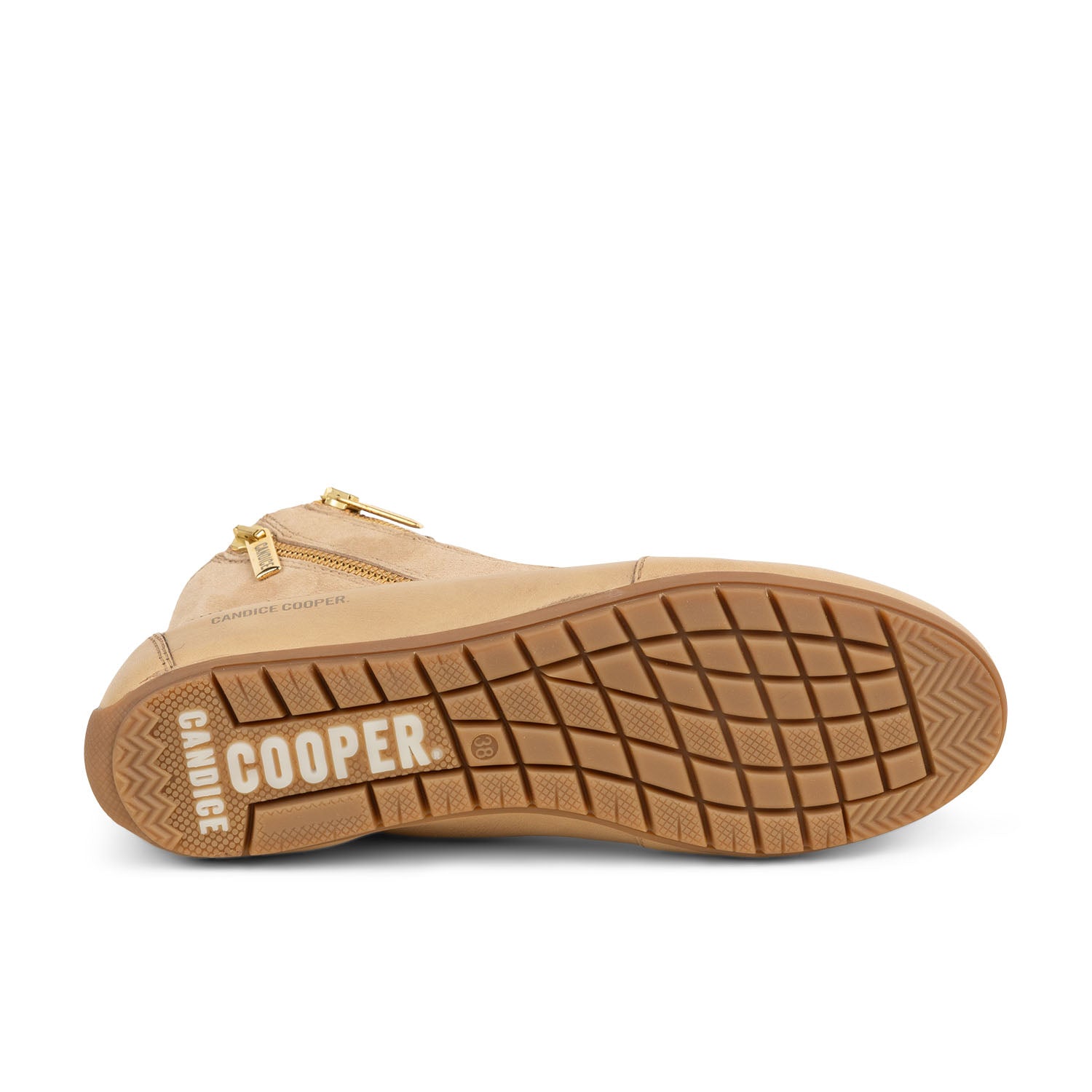 Baskets Femme CANDICE COOPER LUCIA ZIP Beige