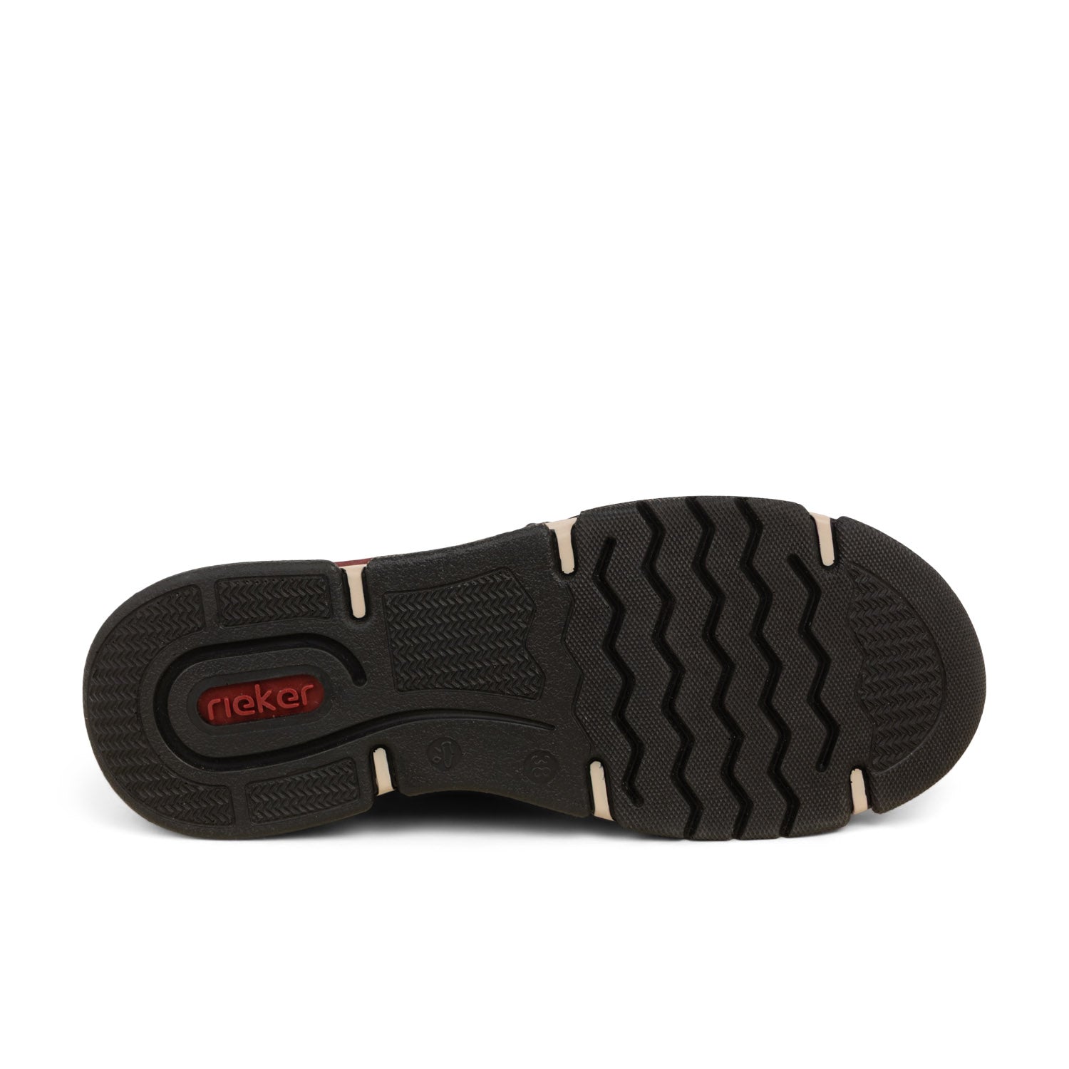 Baskets Femme RIEKER RIBORDO Rouge