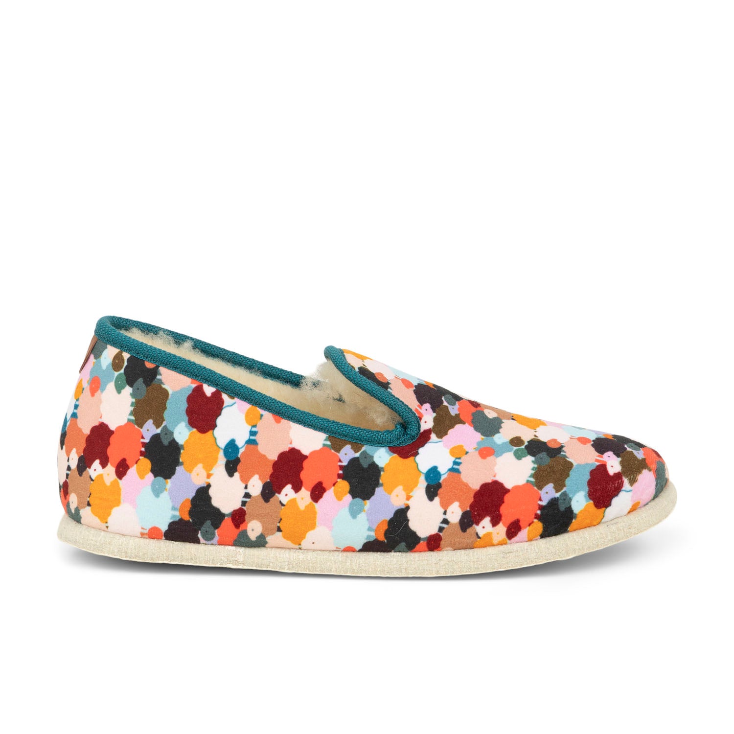 Chaussons Femme CHAUSSE MOUTON WALLY Multicolore