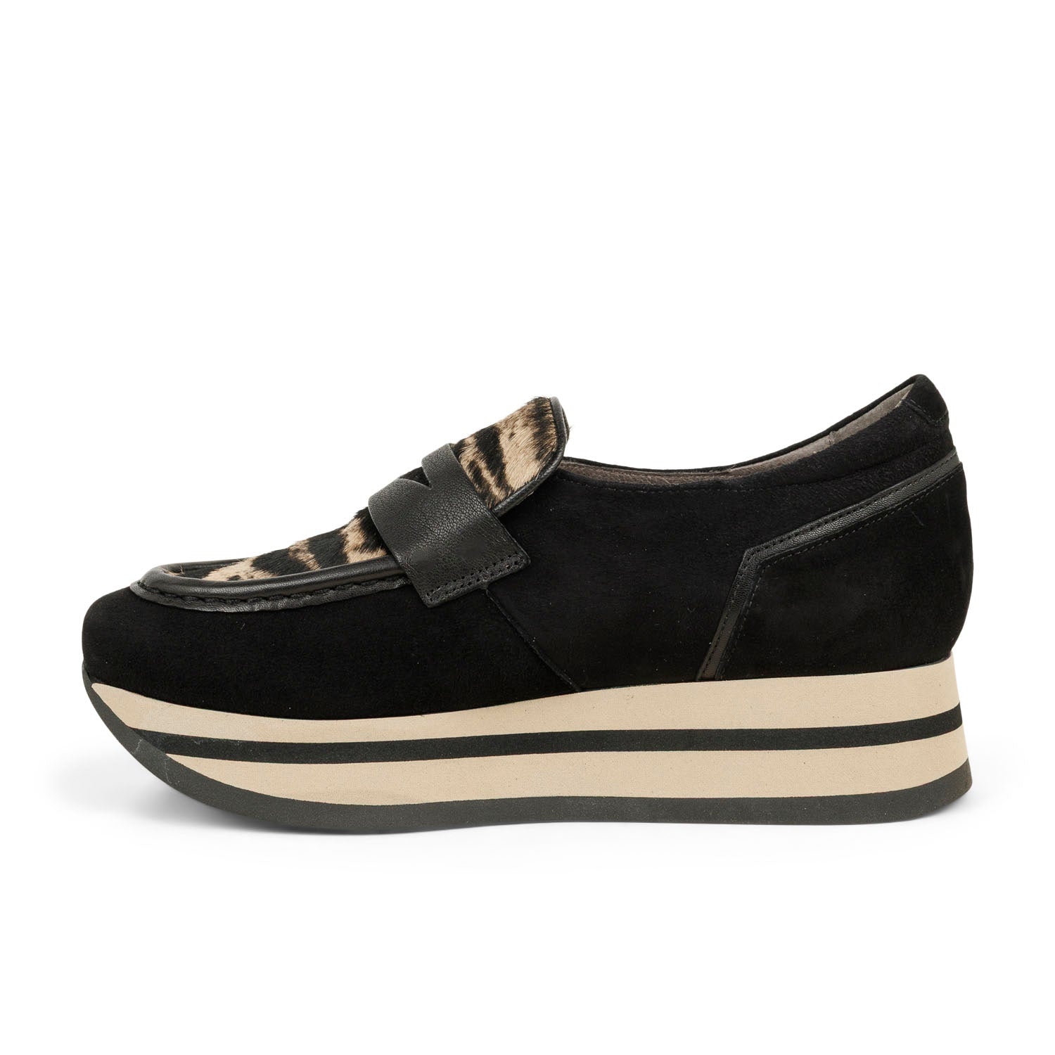 Mocassins Femme SOFTWAVES JOELLE Noir