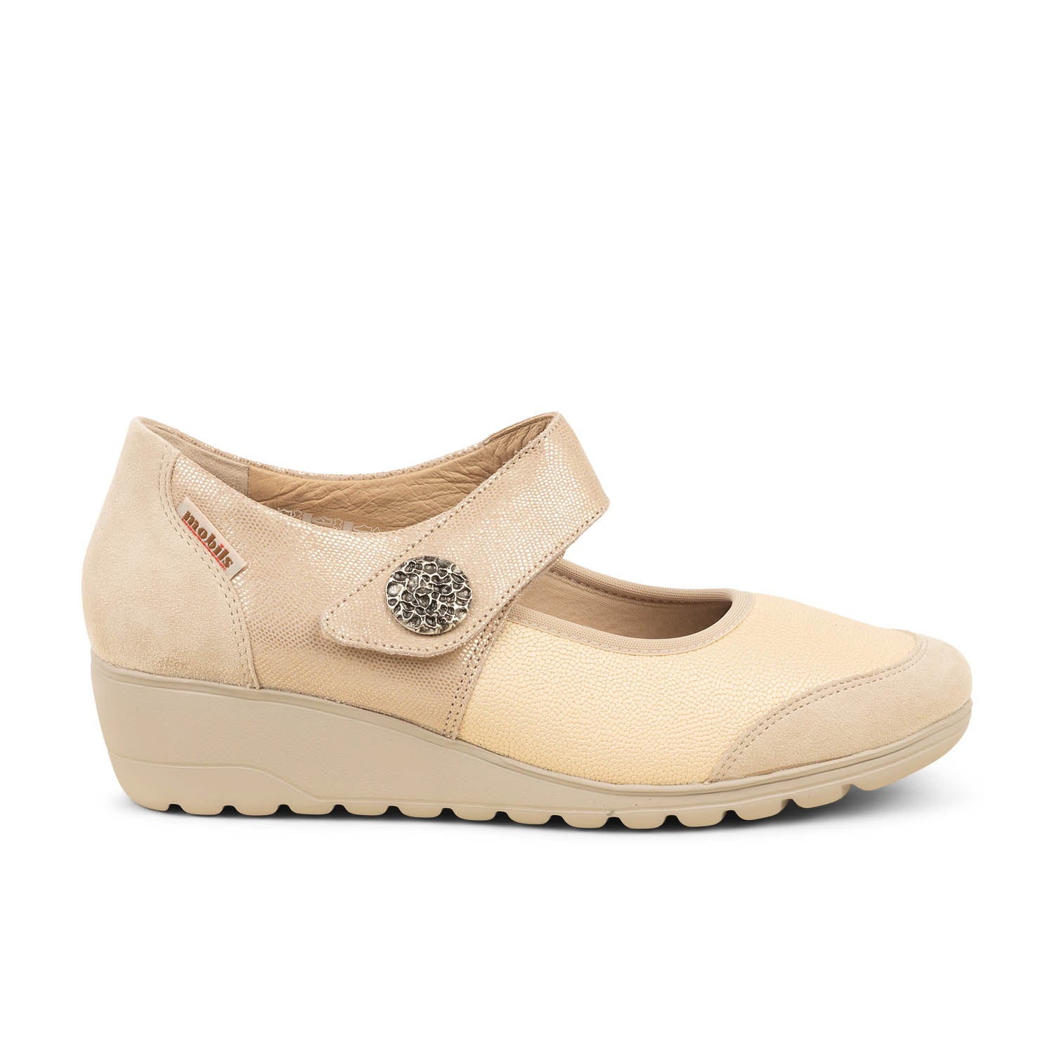Ballerines et babies Femme MOBILS BY MEPHISTO BATHILDA Beige